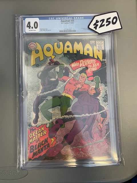 Aquaman #35 CGC 4.0