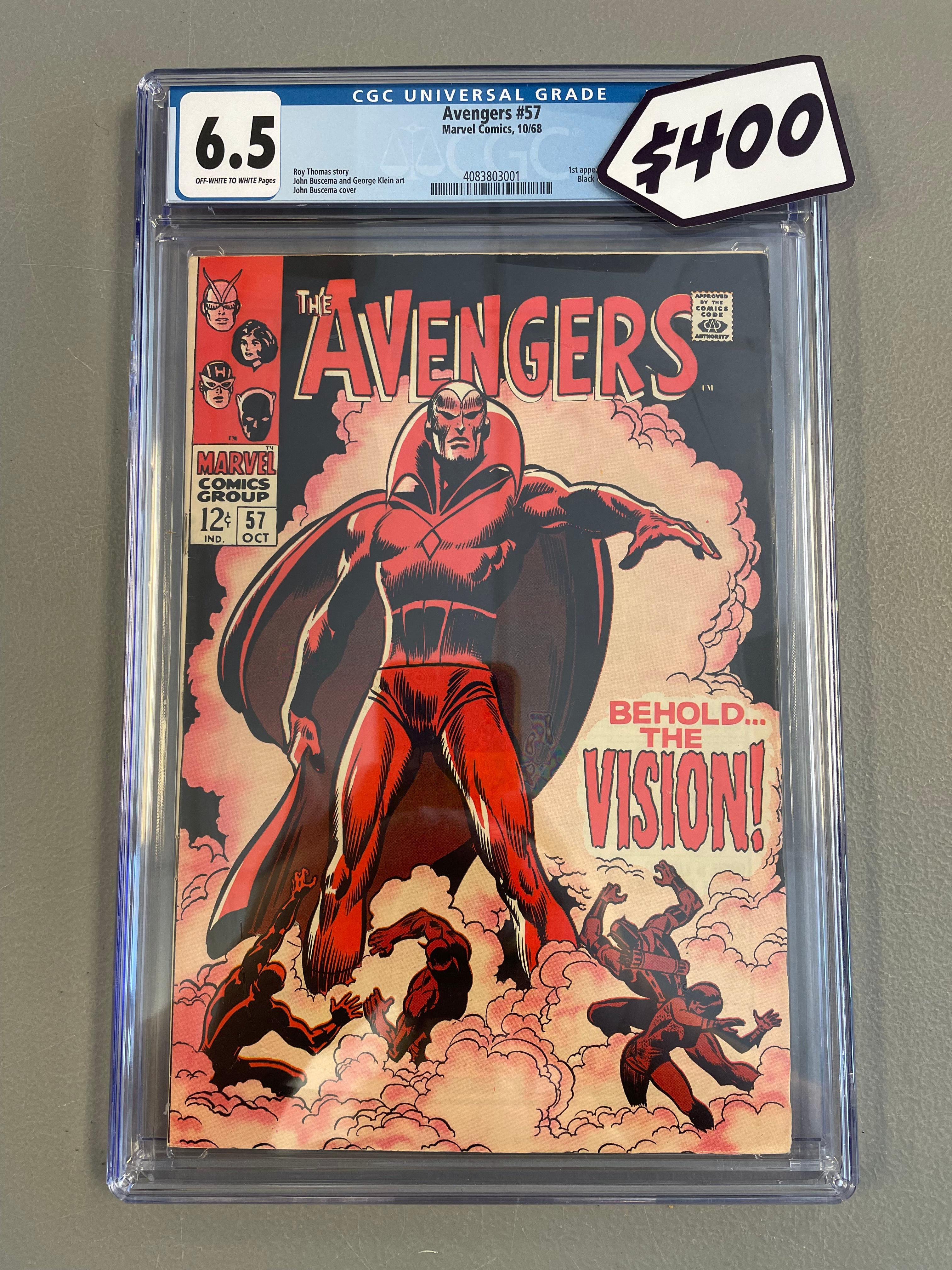 Avengers #57 CGC 6.5