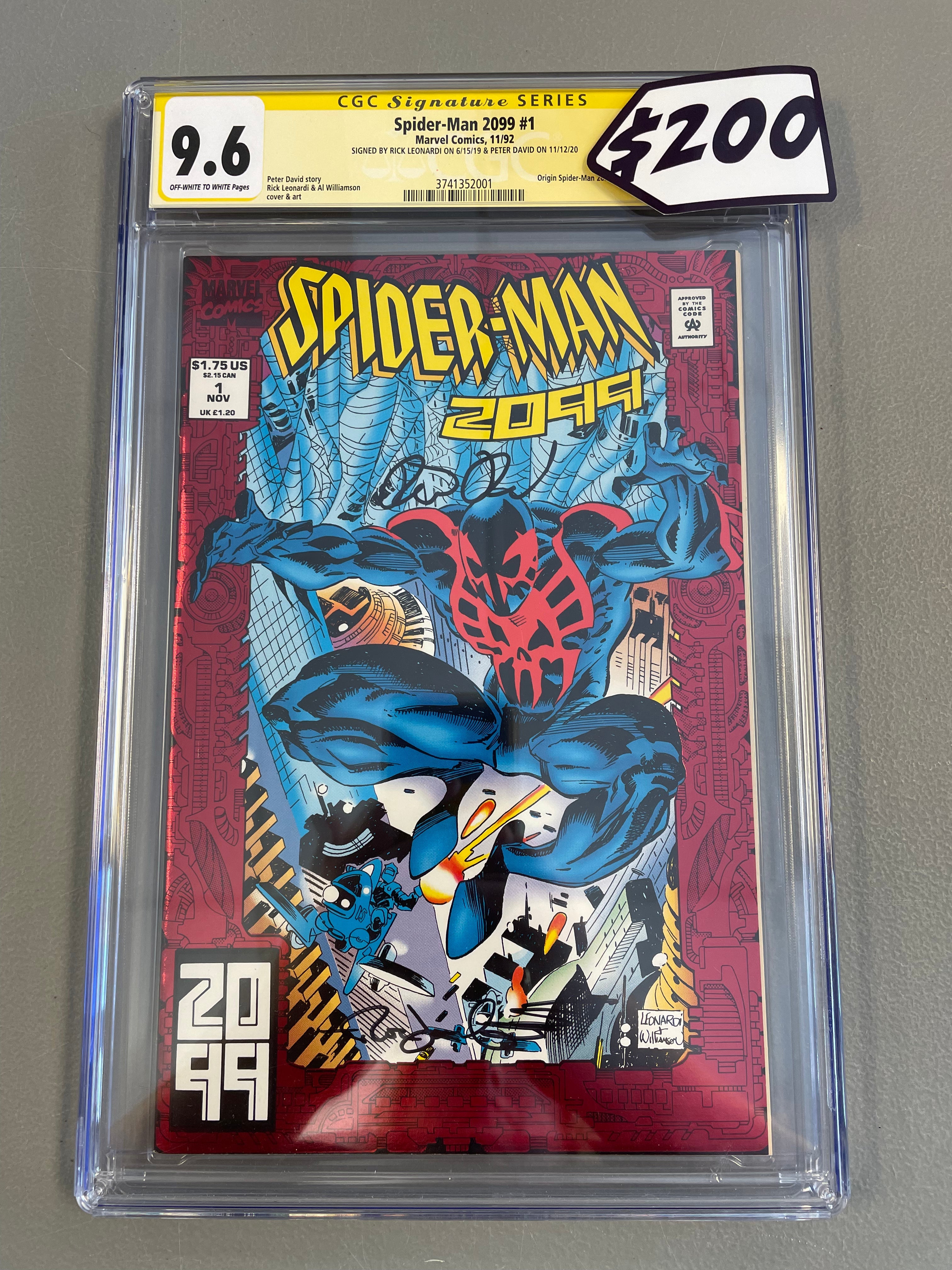 Spider-Man 2099 #1 CGC 9.6 *Signed*