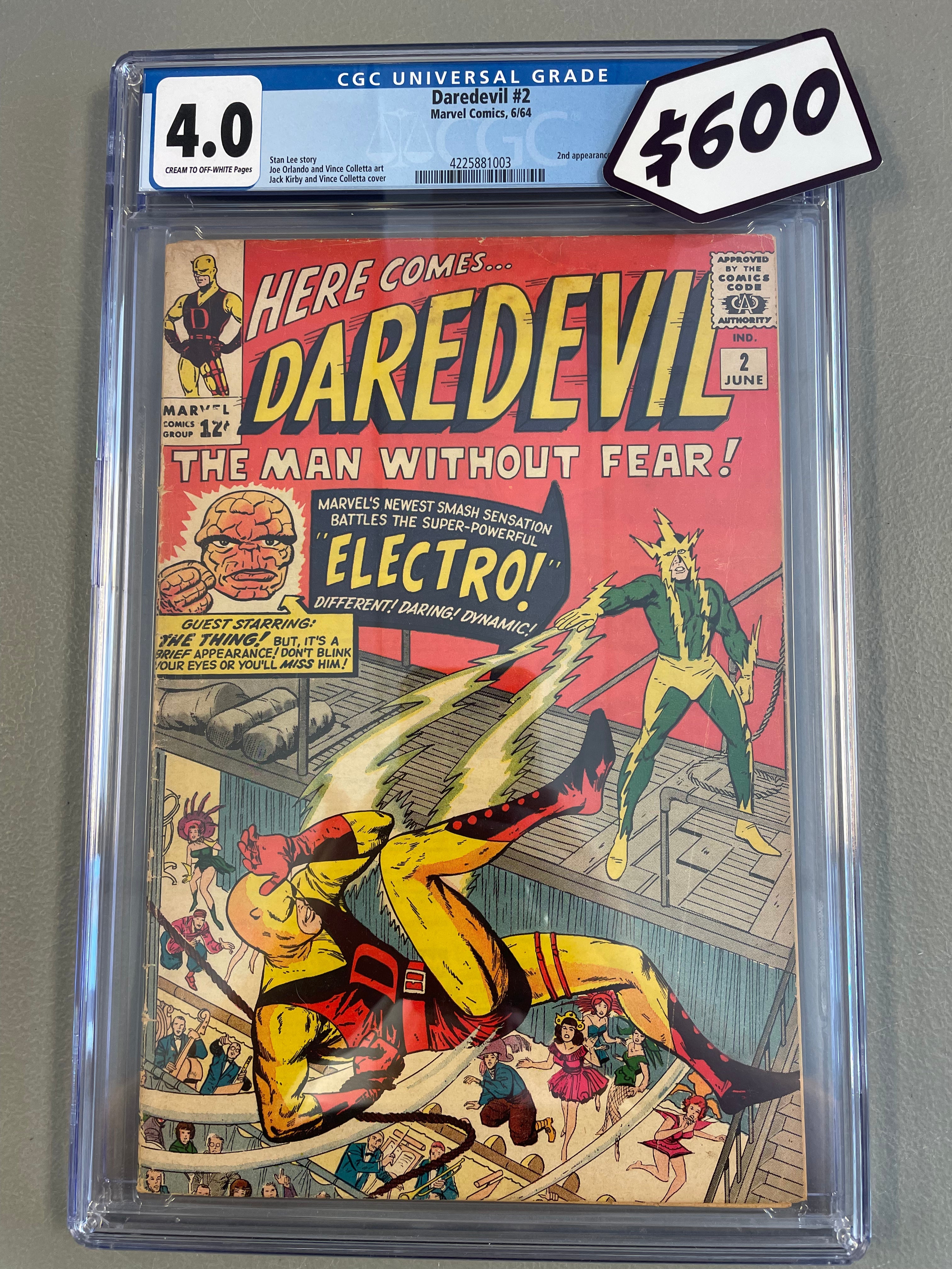 Daredevil #2 CGC 4.0