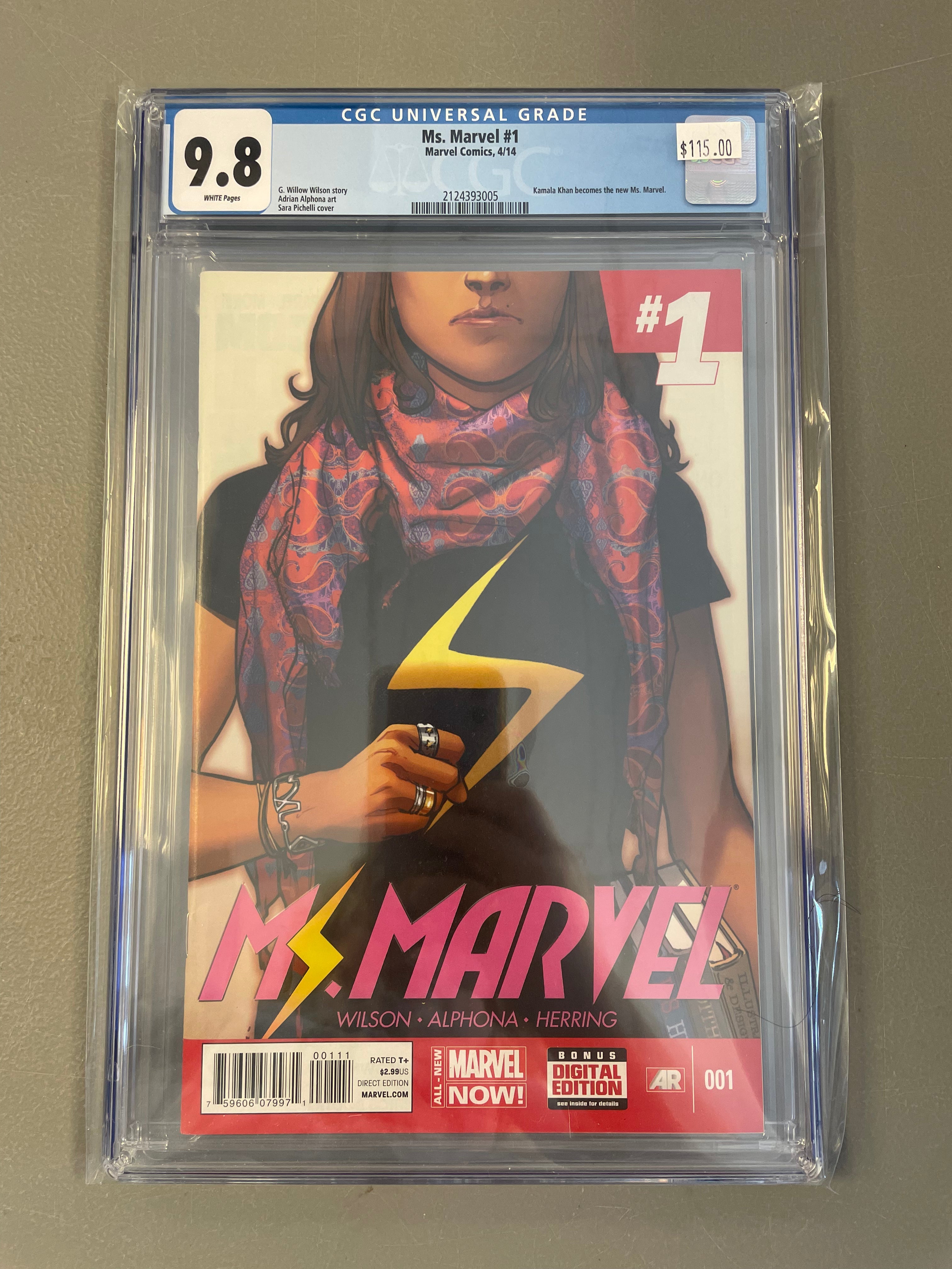 Ms. Marvel #1 (2014) CGC 9.8