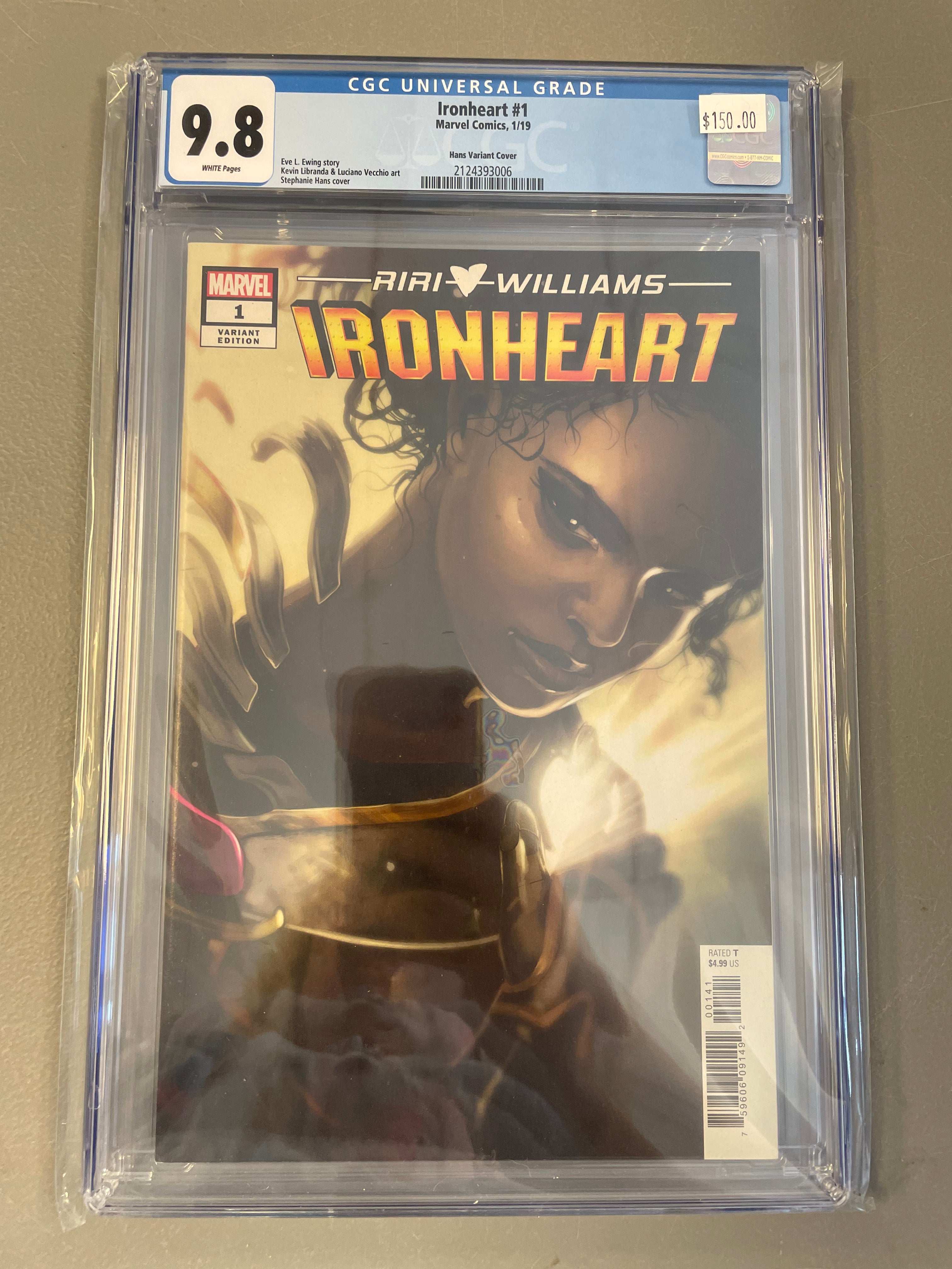 Ironheart #1 Hans Variant CGC 9.8