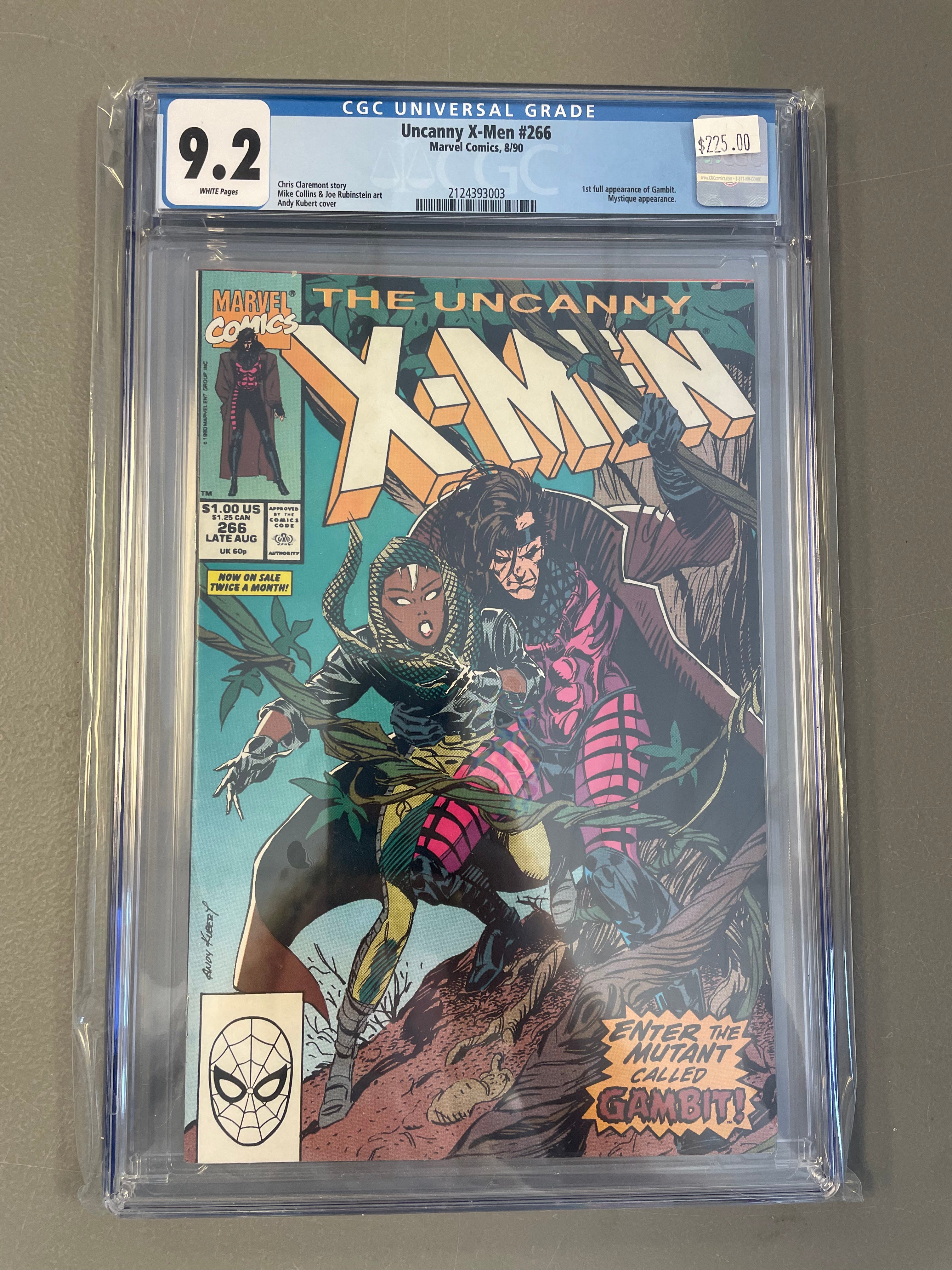Uncanny X-Men #266 CGC 9.2