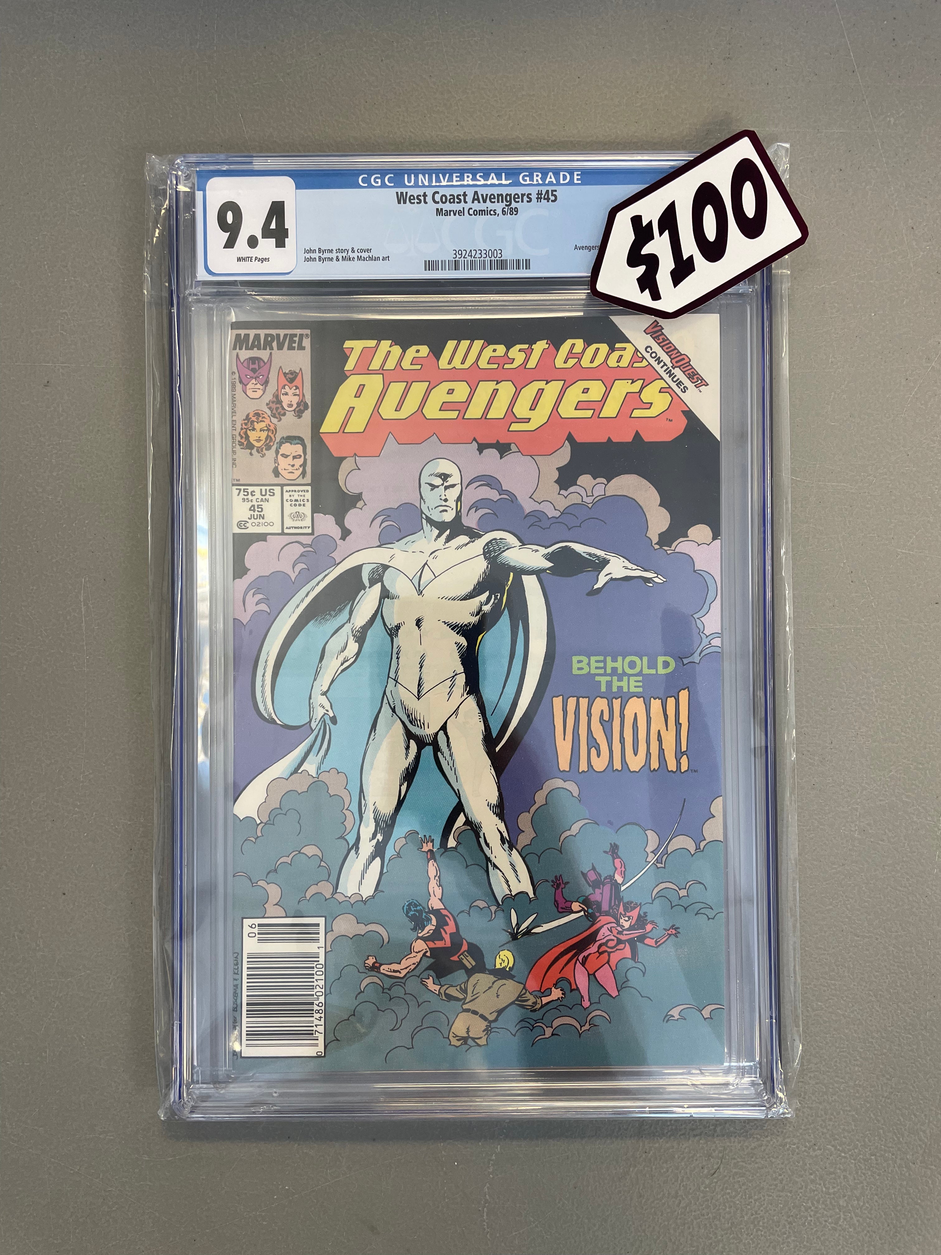 West Coast Avengers #45 CGC 9.4