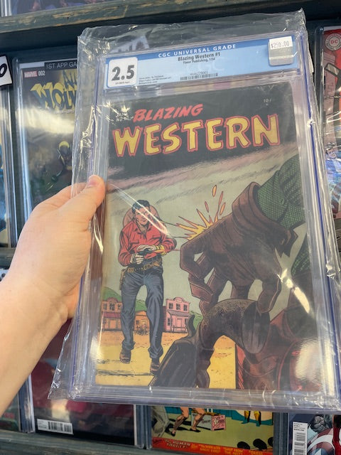 Blazing Western #1 CGC 2.5