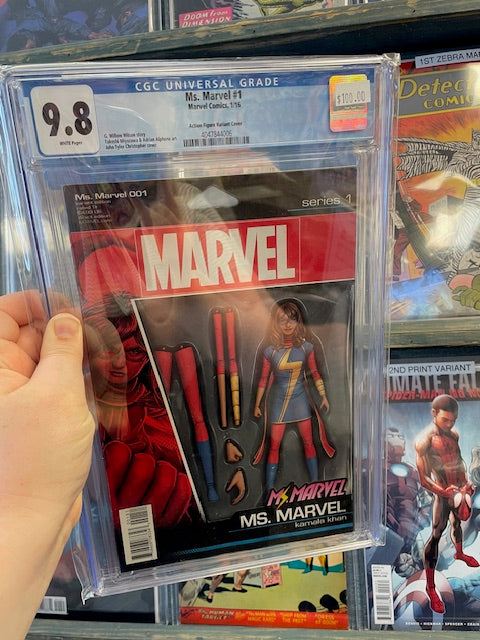Ms. Marvel #1 Action Figure Variant CGC 9.8
