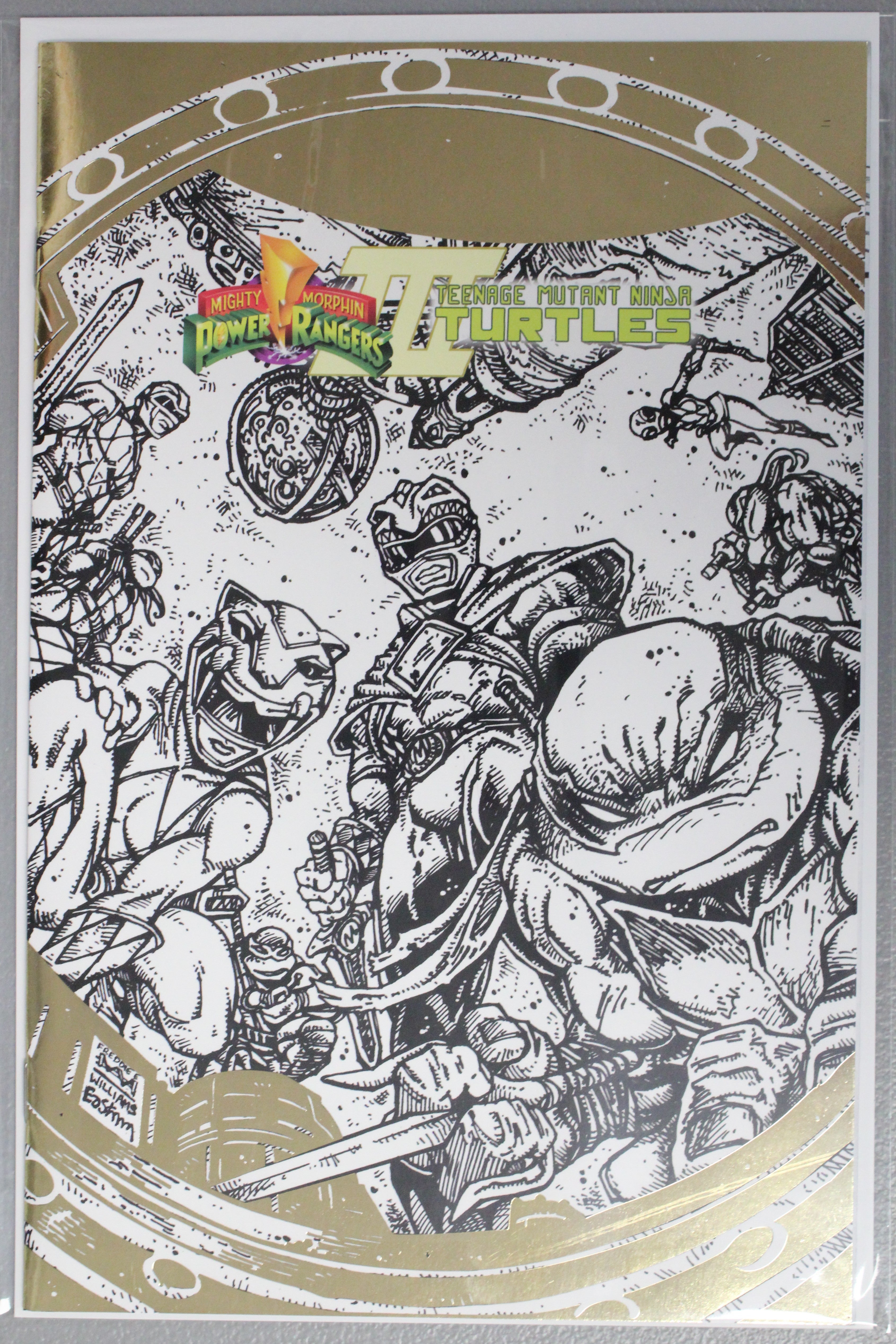 MMPR/Teenage Mutant Ninja Turtles III #1 I Foil Ashcan