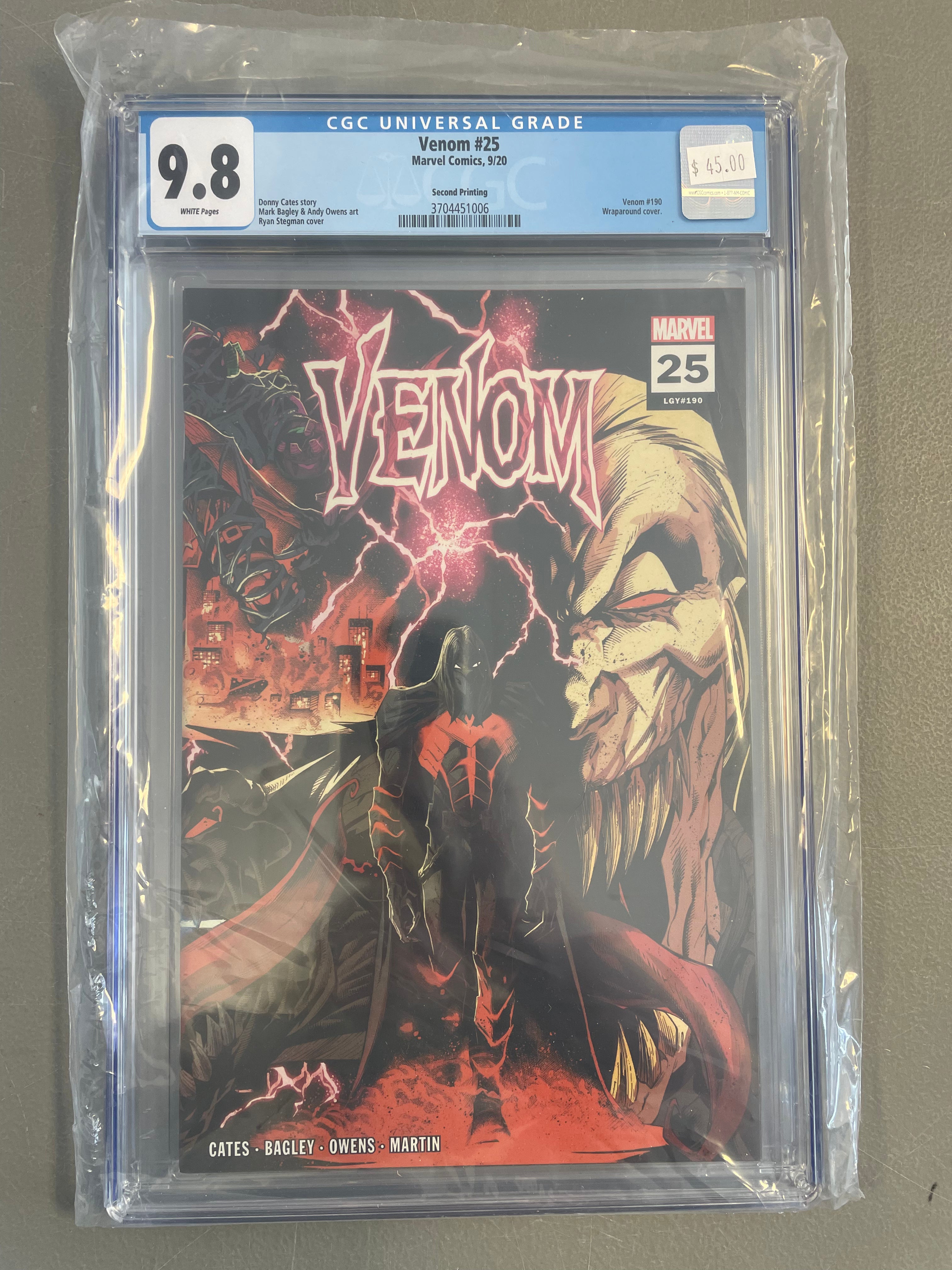 Venom #25 2nd Print (2020) CGC 9.8