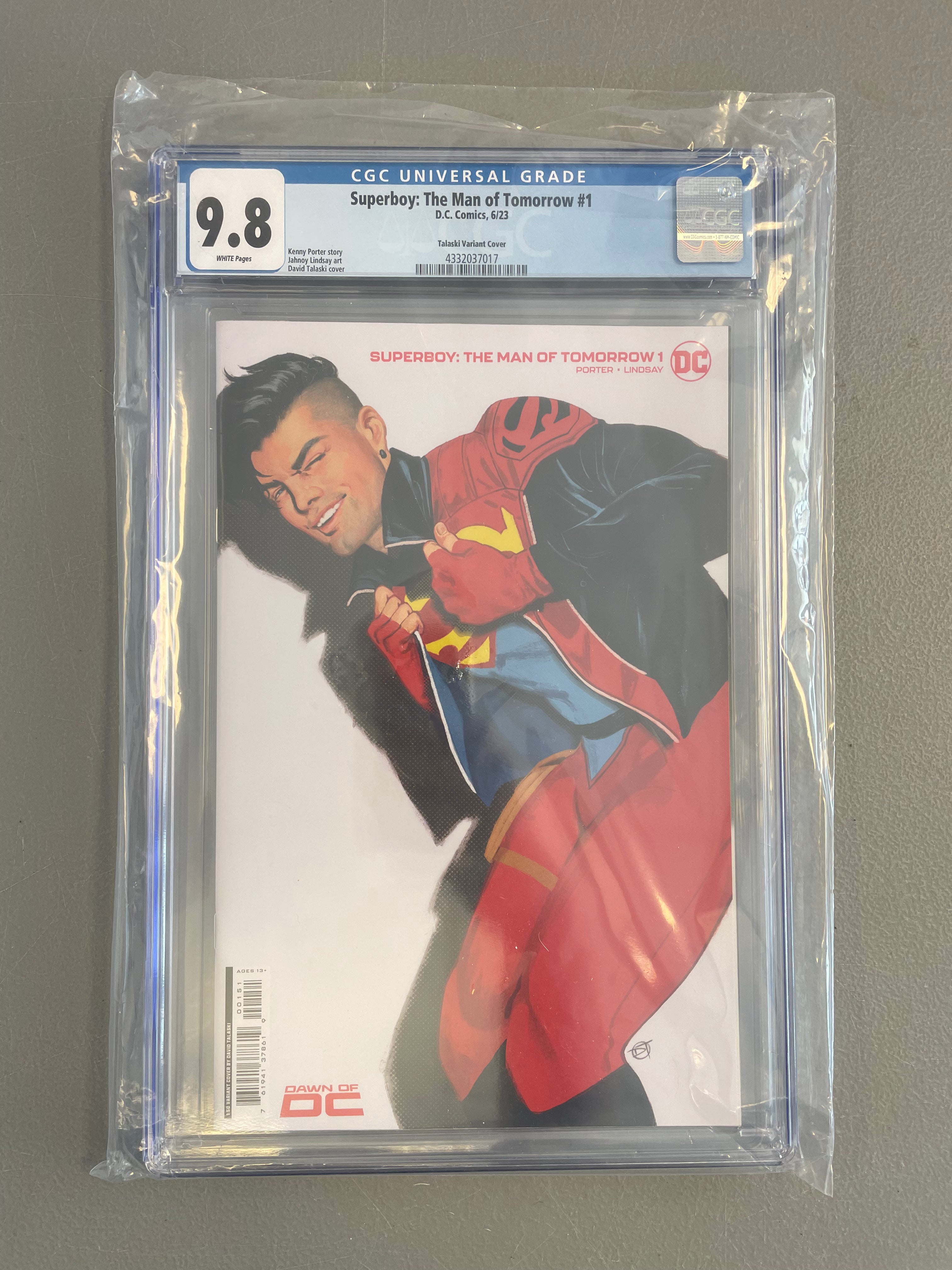 Superboy: The Man of Tomorrow #1 Variant CGC 9.8