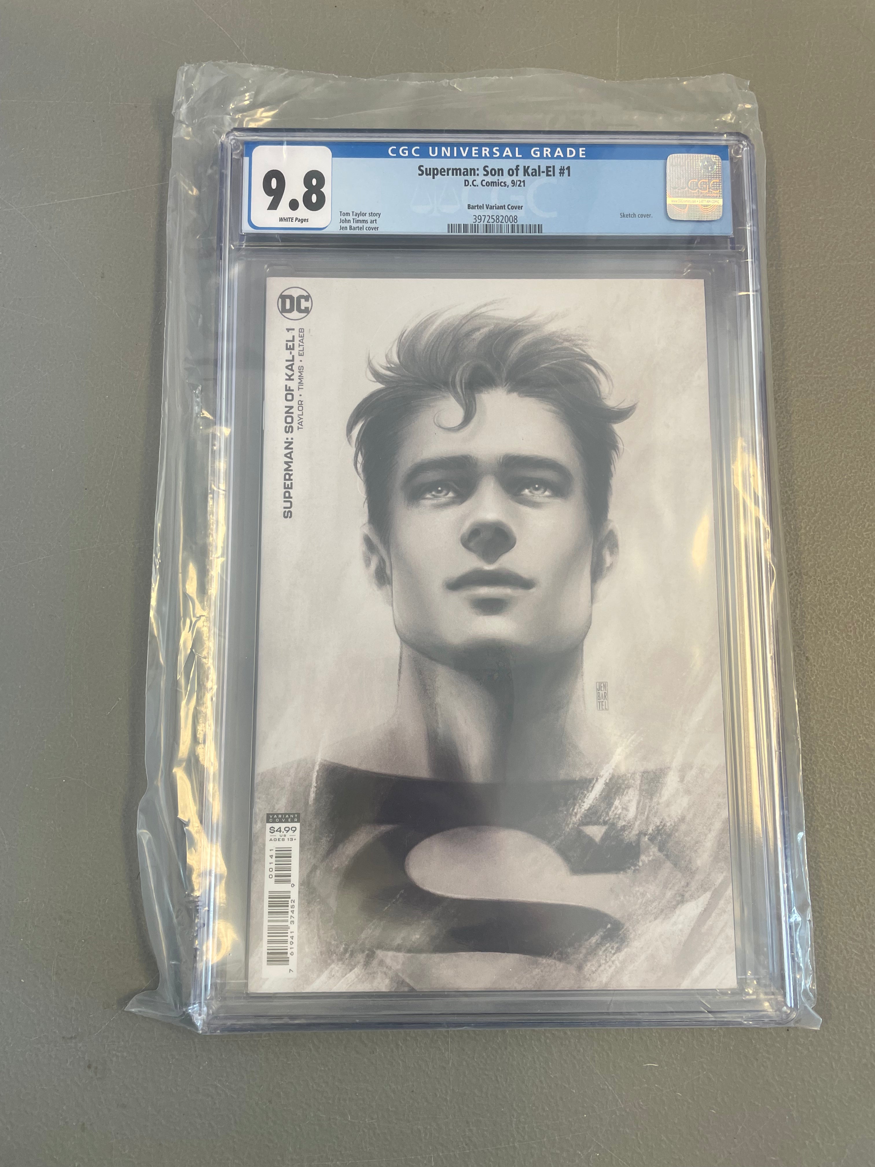 Superman: Son of Kal-El #1 Bartel Variant CGC 9.8