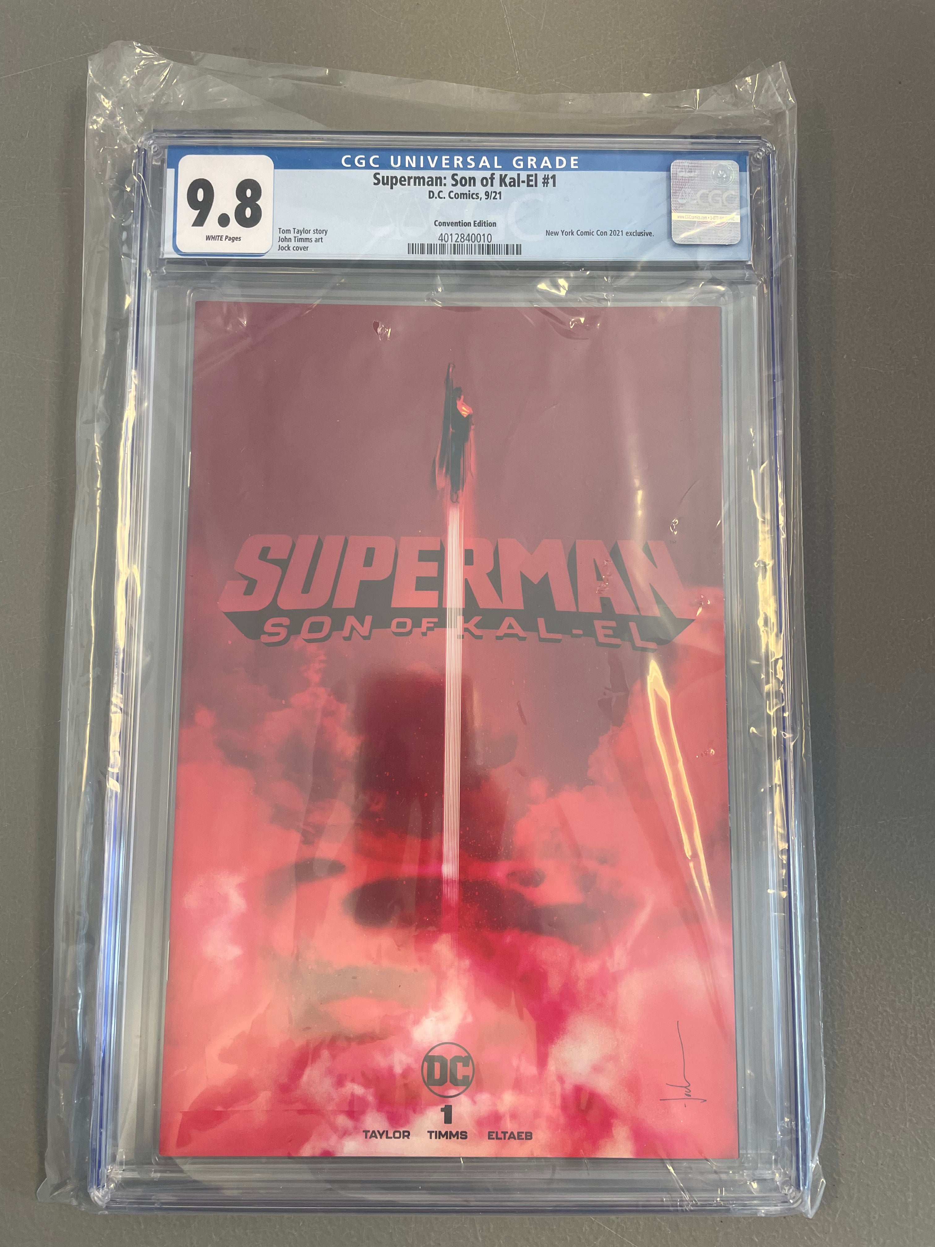 Superman: Son of Kal-El #1 Convention Variant CGC 9.8