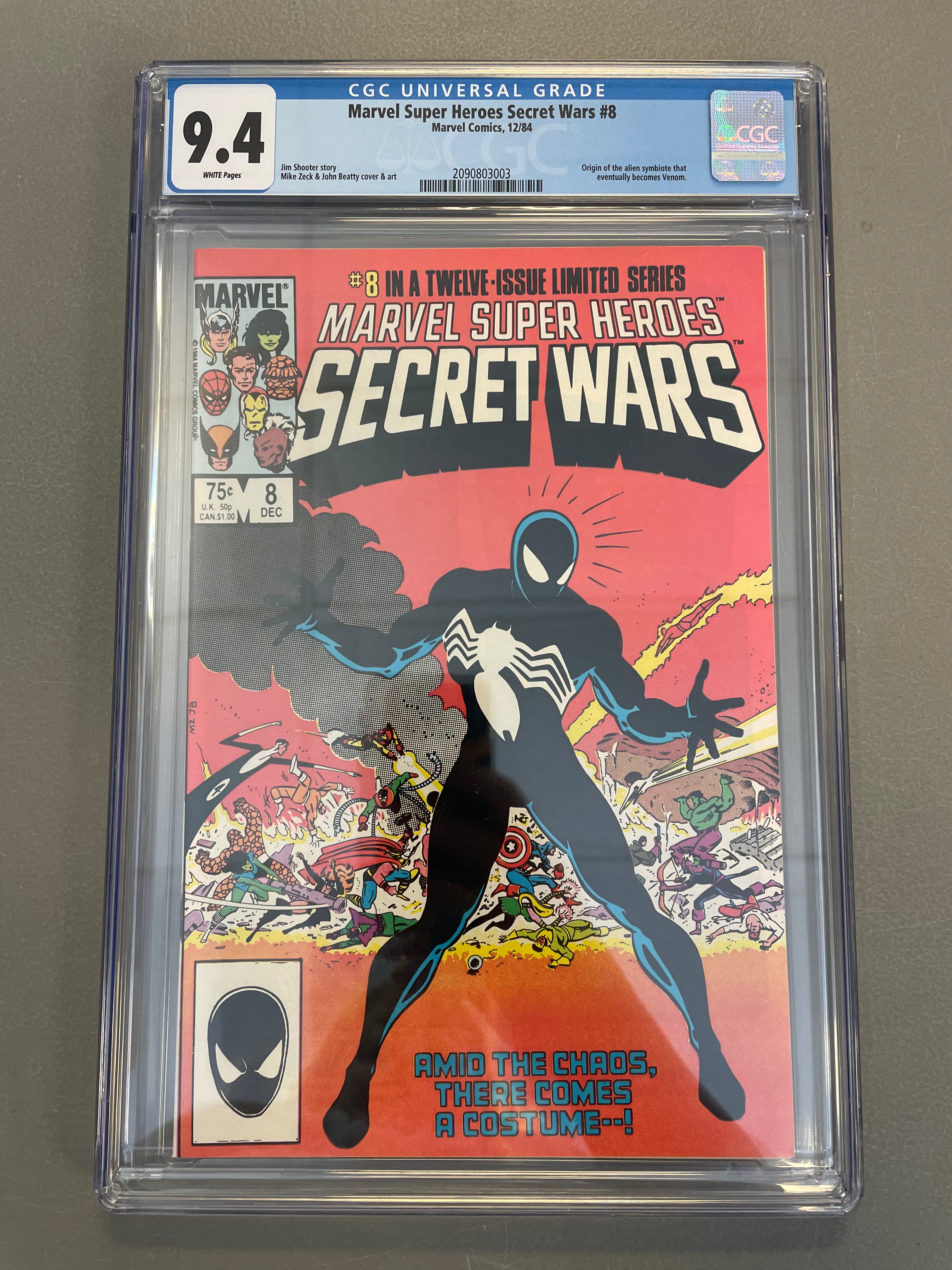 Marvel Super Heroes Secret Wars #8 CGC 9.4