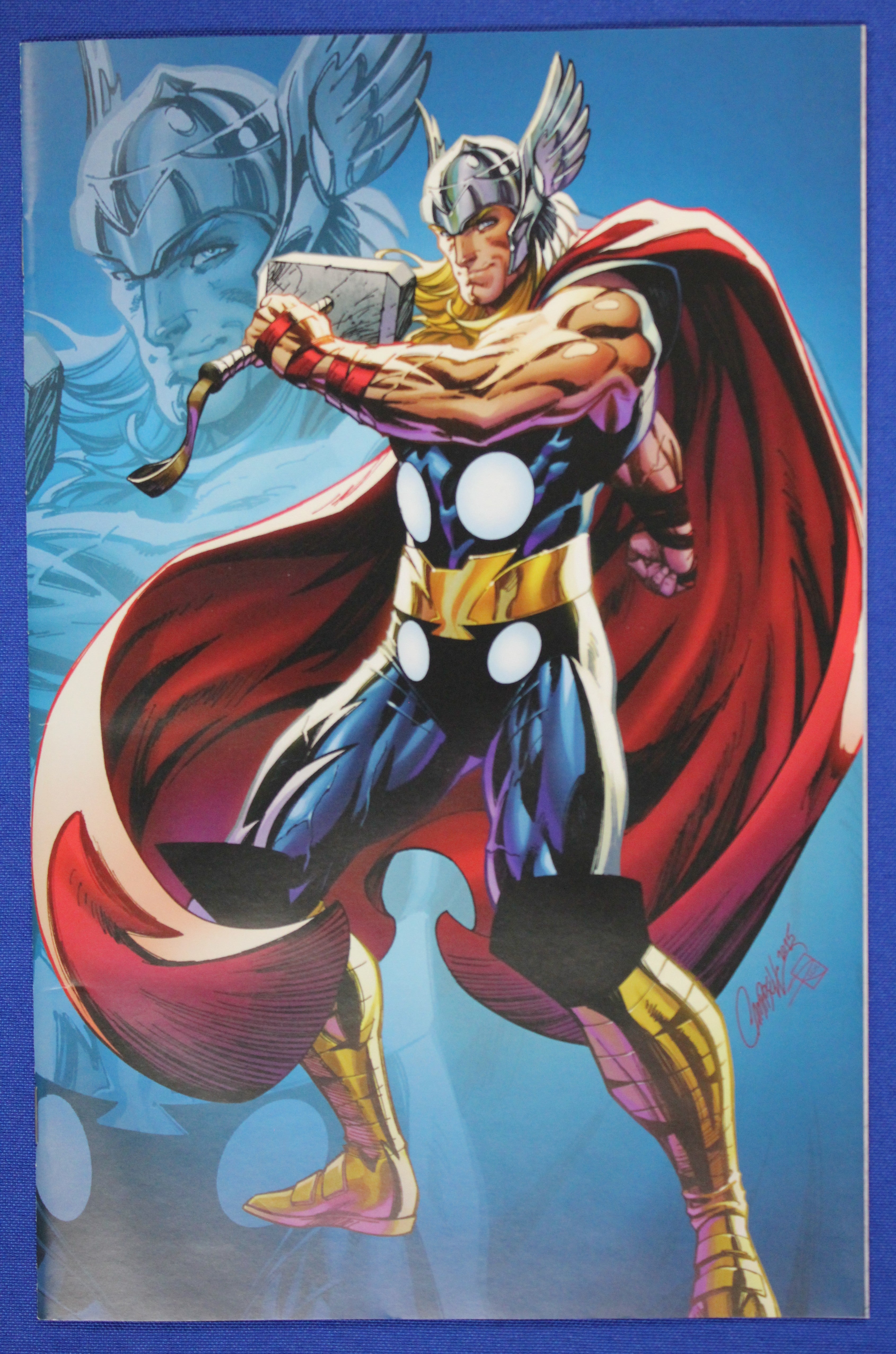 Thor #1 1:100 J. Scott Campbell Just Spectacular Collection Full Art Variant - Damaged