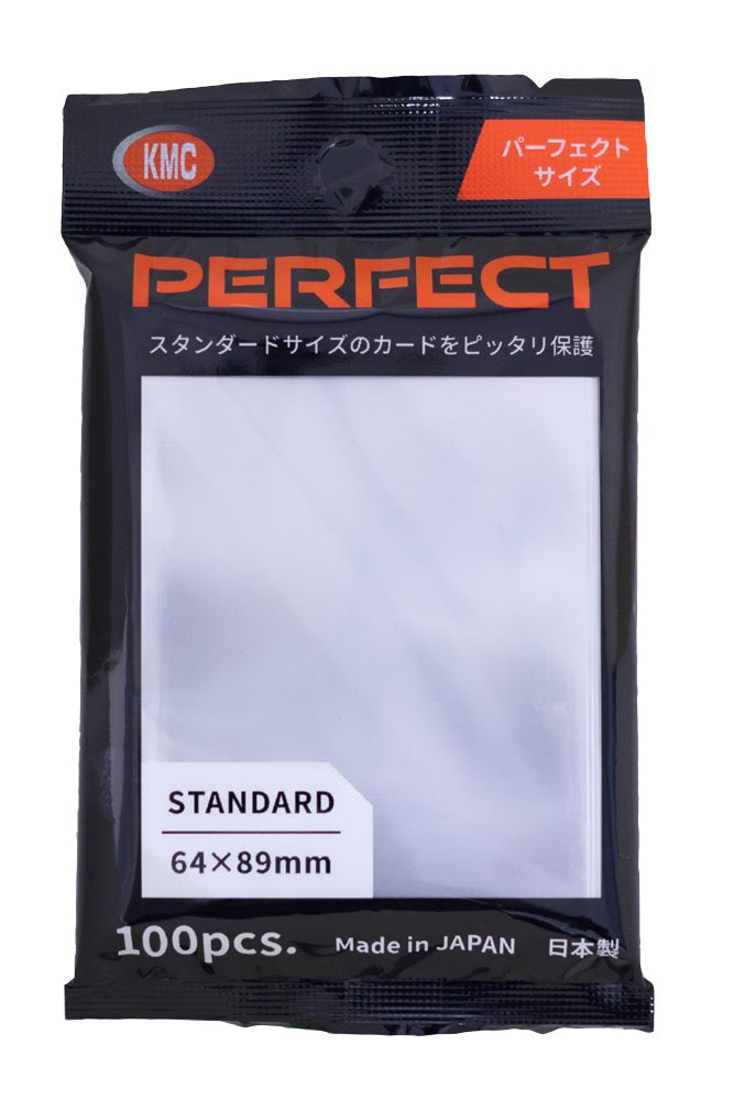 KMC Sleeves: Standard Perfect - Clear 100CT