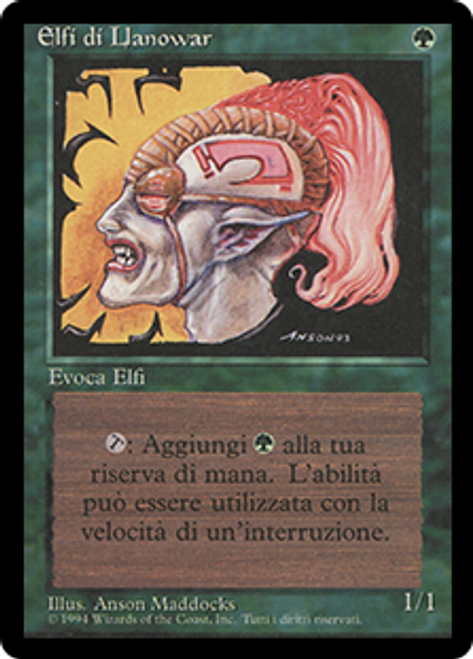 Llanowar Elves - Green