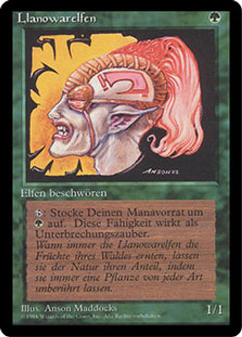 Llanowar Elves - Green