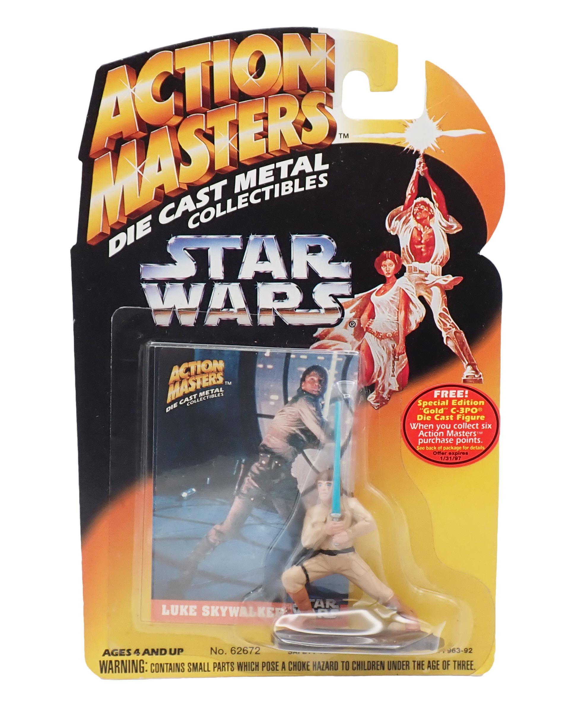 Luke Skywalker - Action Masters Die-Cast [Pre-Owned]