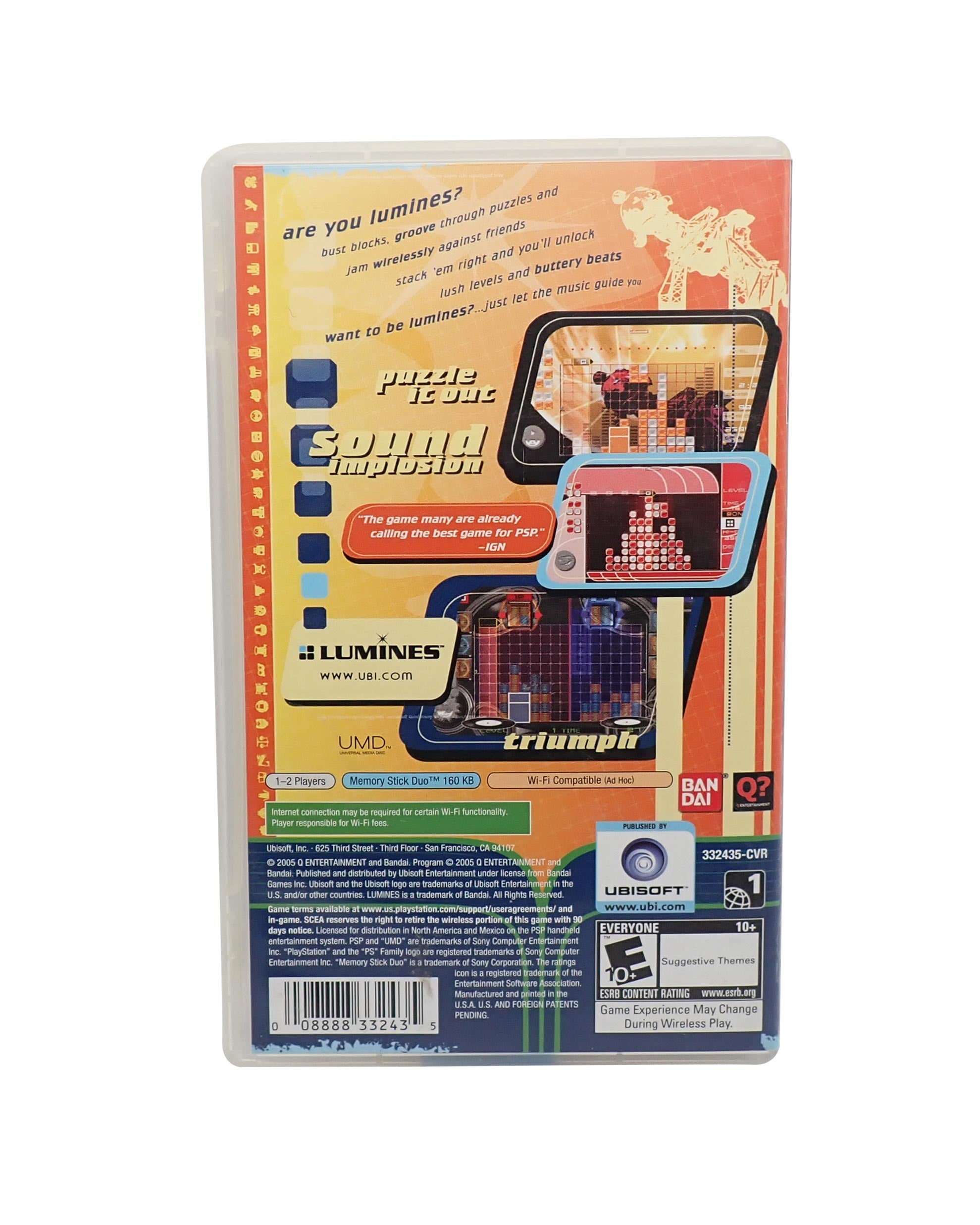 Lumines Puzzle Fusion - PSP