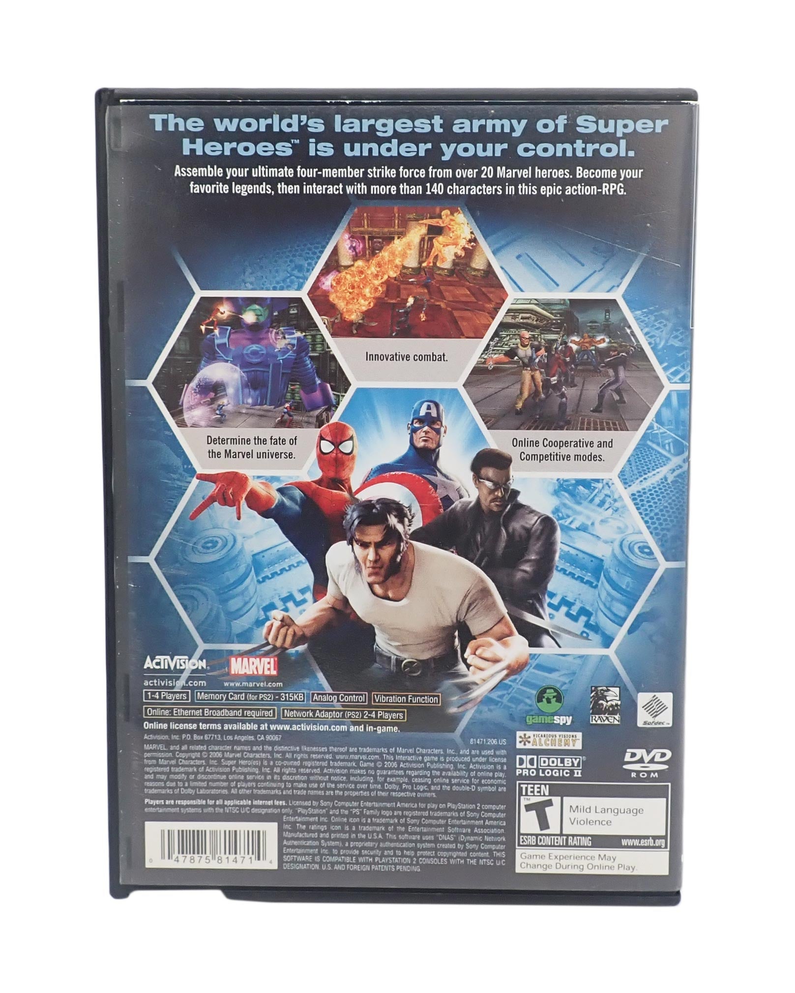 Marvel Ultimate Alliance - PS2