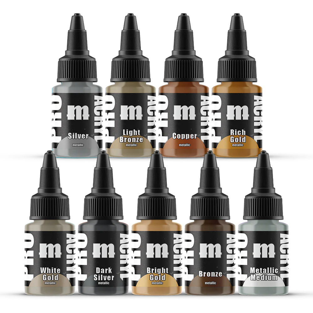 Monument Hobbies Pro Acryl Expansion Set Metallics