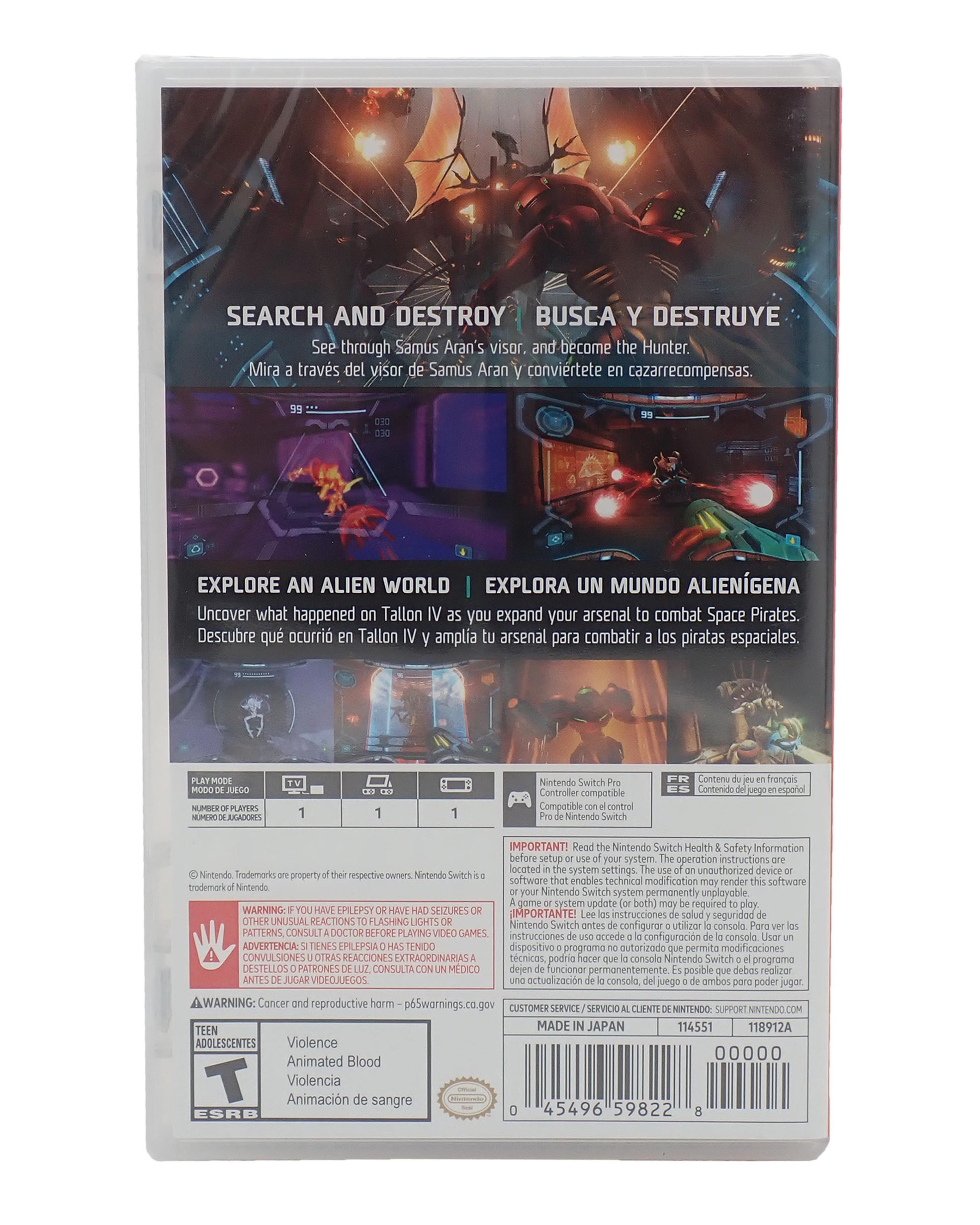 Metroid Prime Remastered - Switch