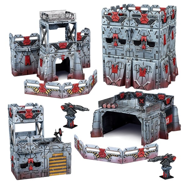 Terrain Crate Sci-Fi Terrain: Sci-Fi Terrain: Military Compound