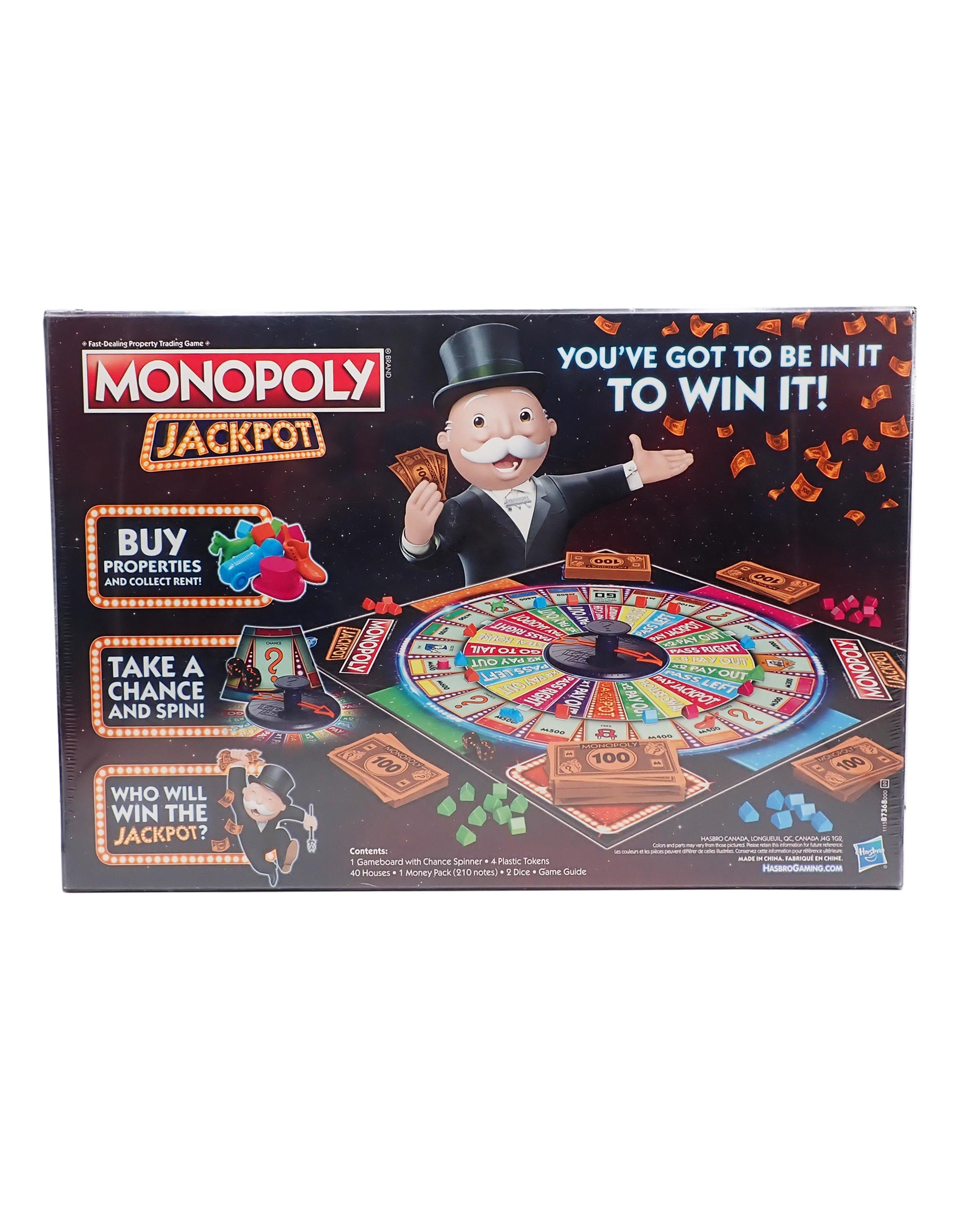Monopoly Jackpot Board Game [Pre-Owned]