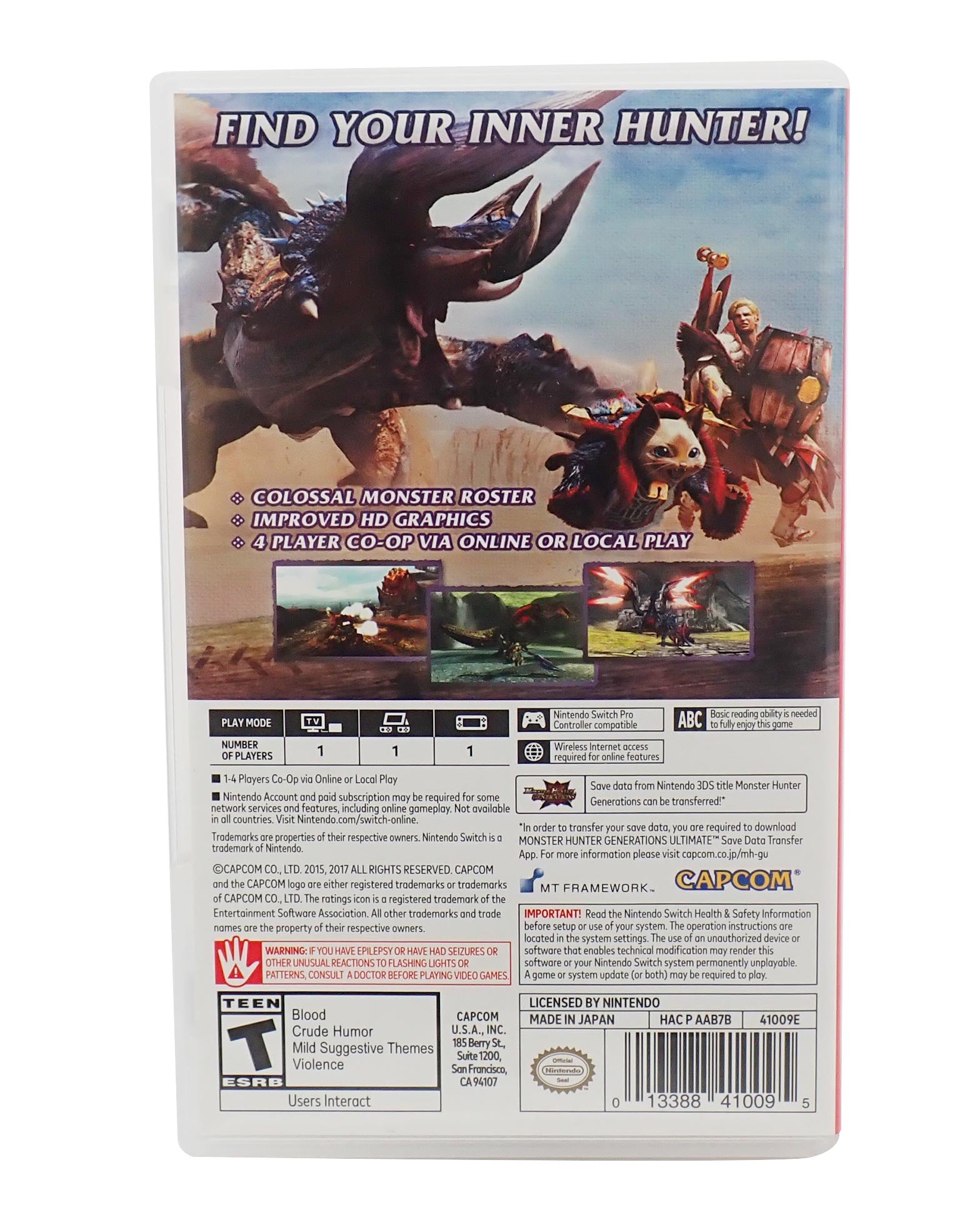 Monster Hunter Generations Ultimate - Switch