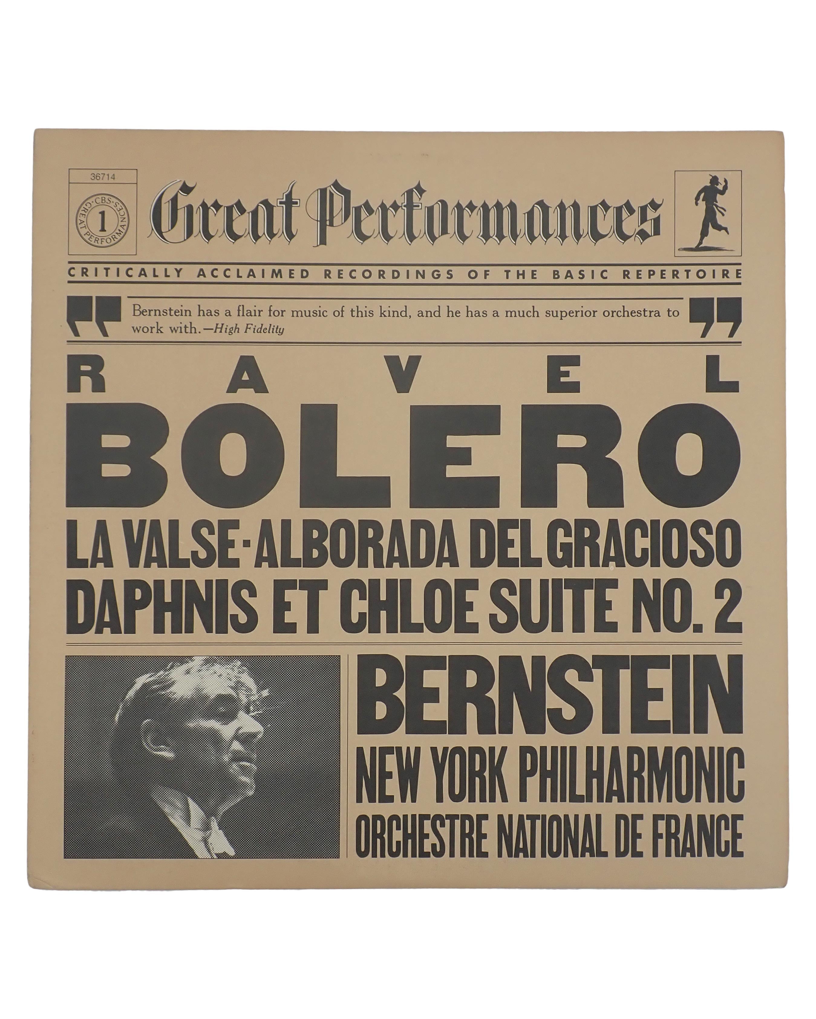 Ravel, Bernstein, New York Philharmonic, Orchestre National De France – Bolero / La Valse / Alborada Del Gracioso / Daphnis Et Chloe Suite No. 2 - Vinyl
