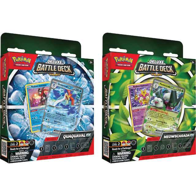Pokemon: Quaquaval ex & Meowscarada ex - Deluxe Battle Deck
