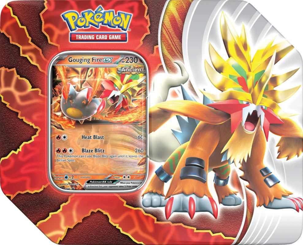 Pokemon: Paradox Destines Tin - Gouging Fire EX