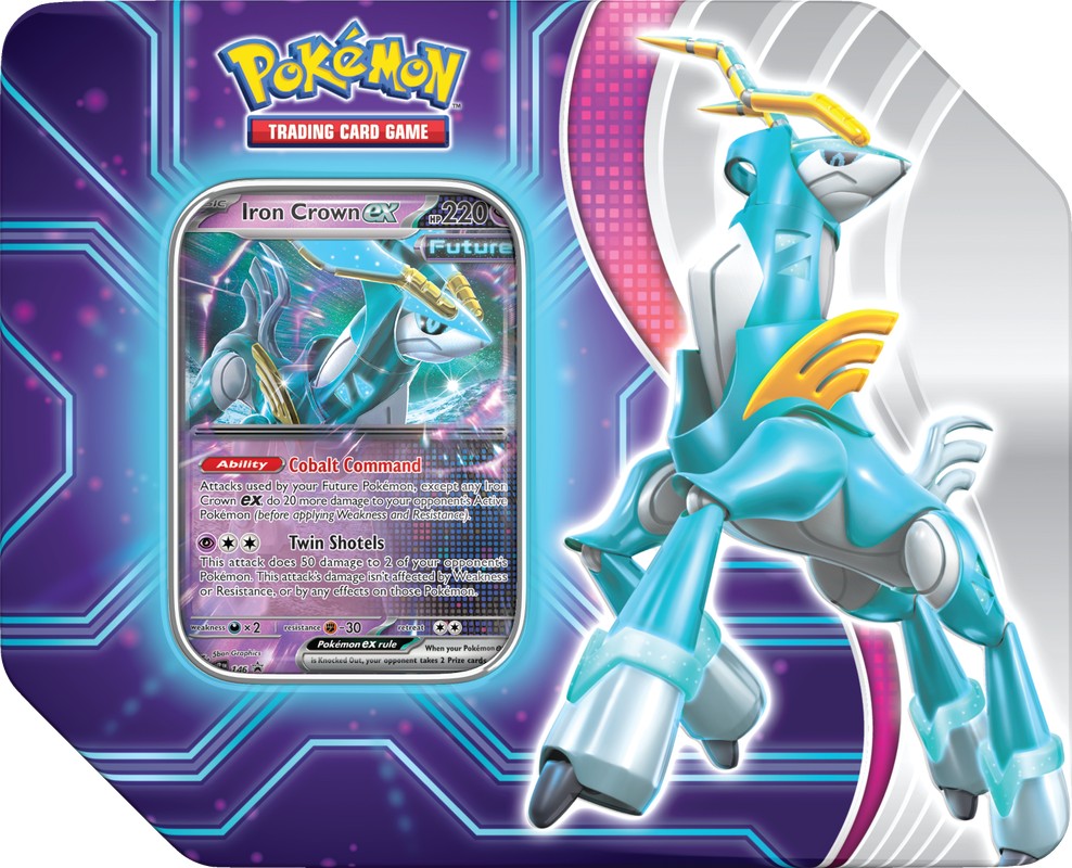 Pokemon: Paradox Destines Tin - Iron Crown EX