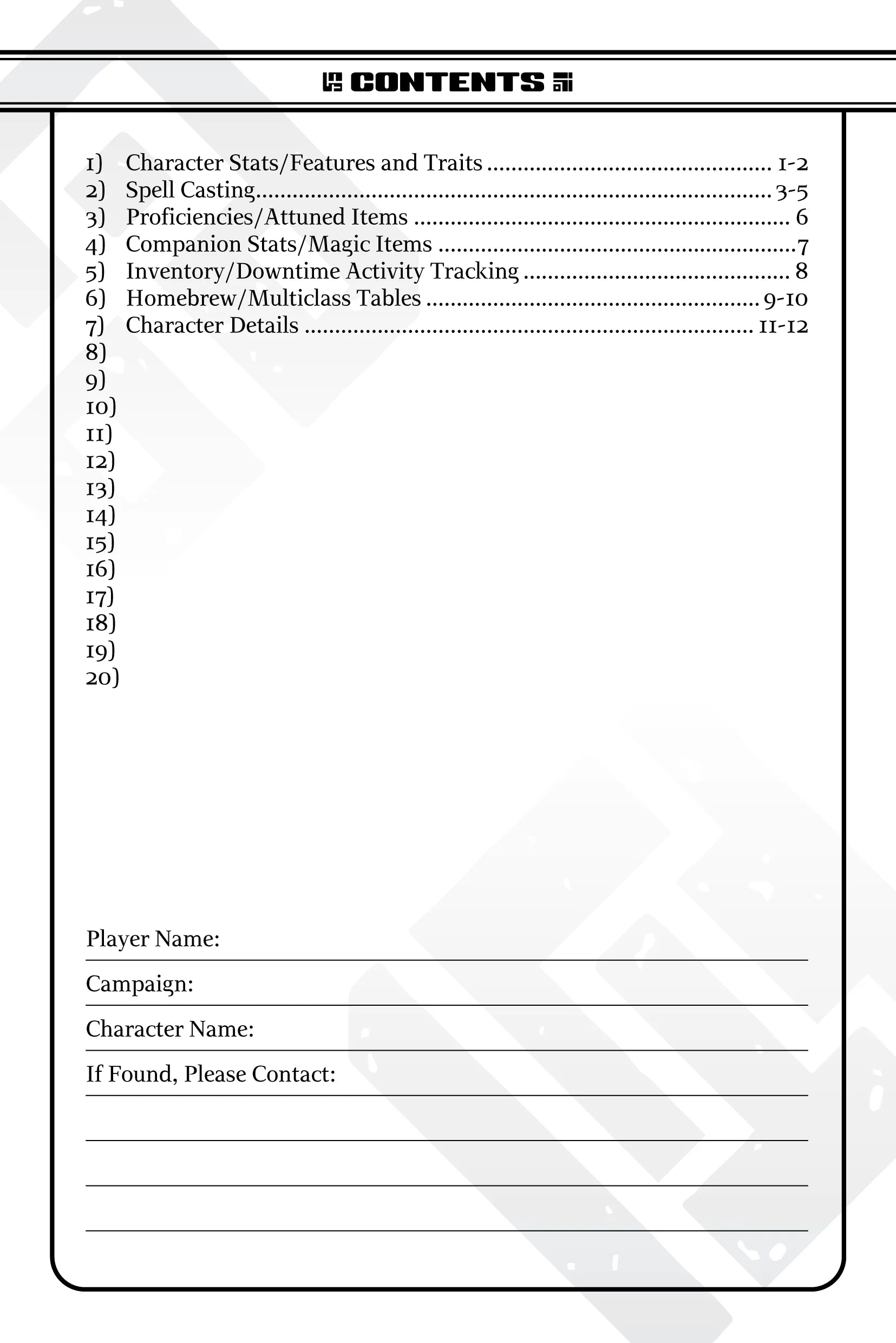 Obojima Player’s Journals 3-Pack