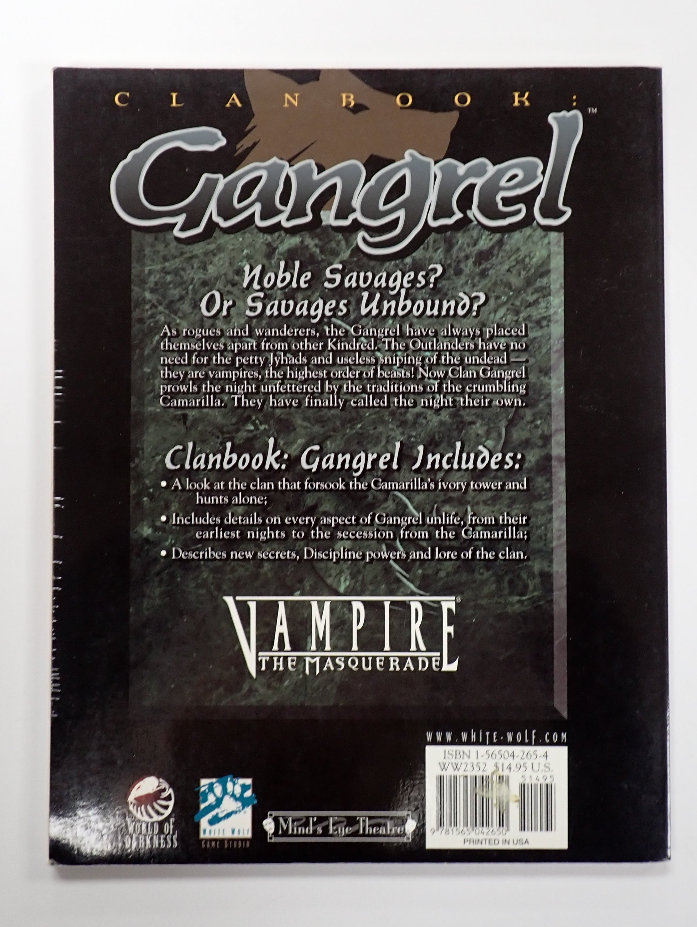 Clanbook Gangrel (USED)