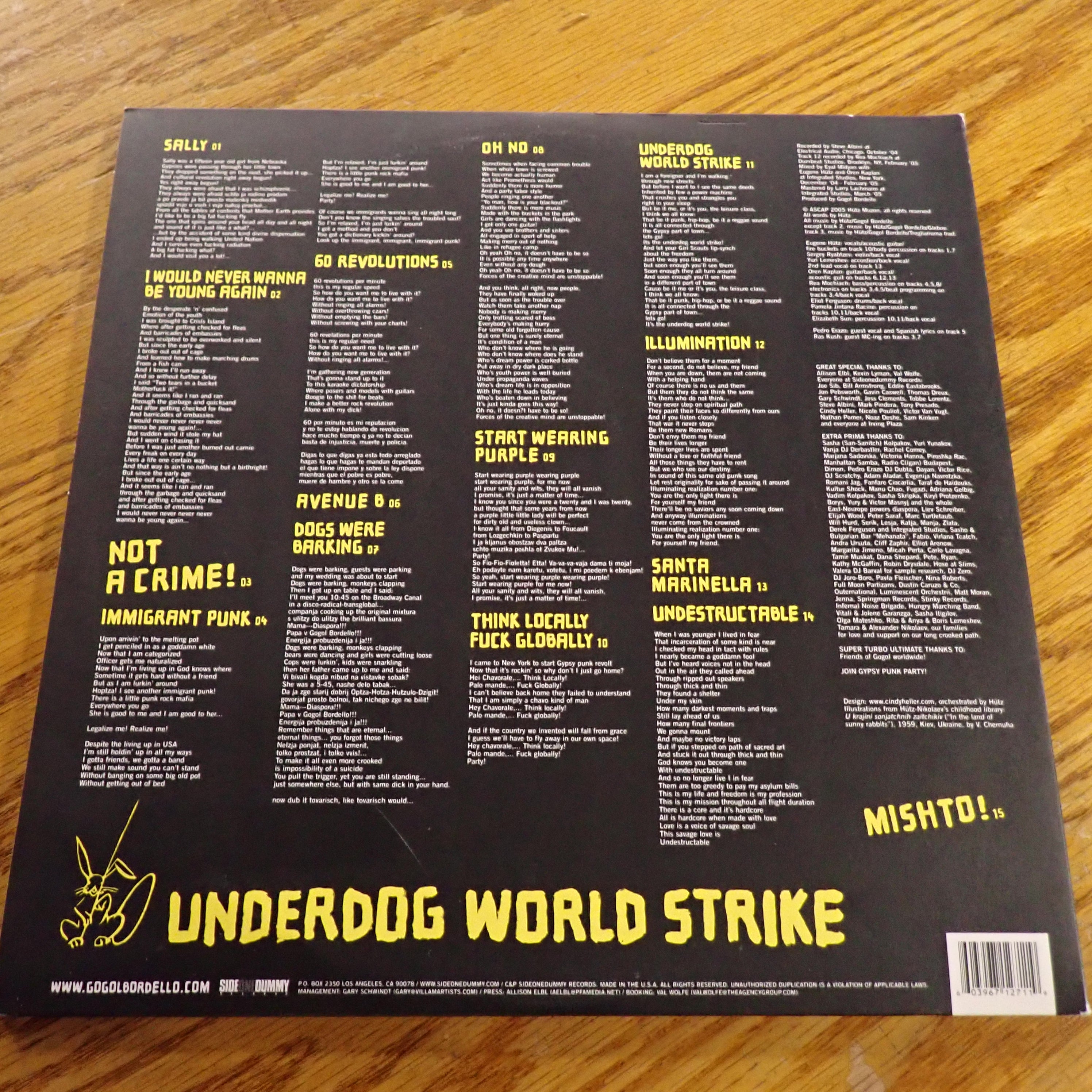 Gogol Bordello – Gypsy Punks (Underdog World Strike)