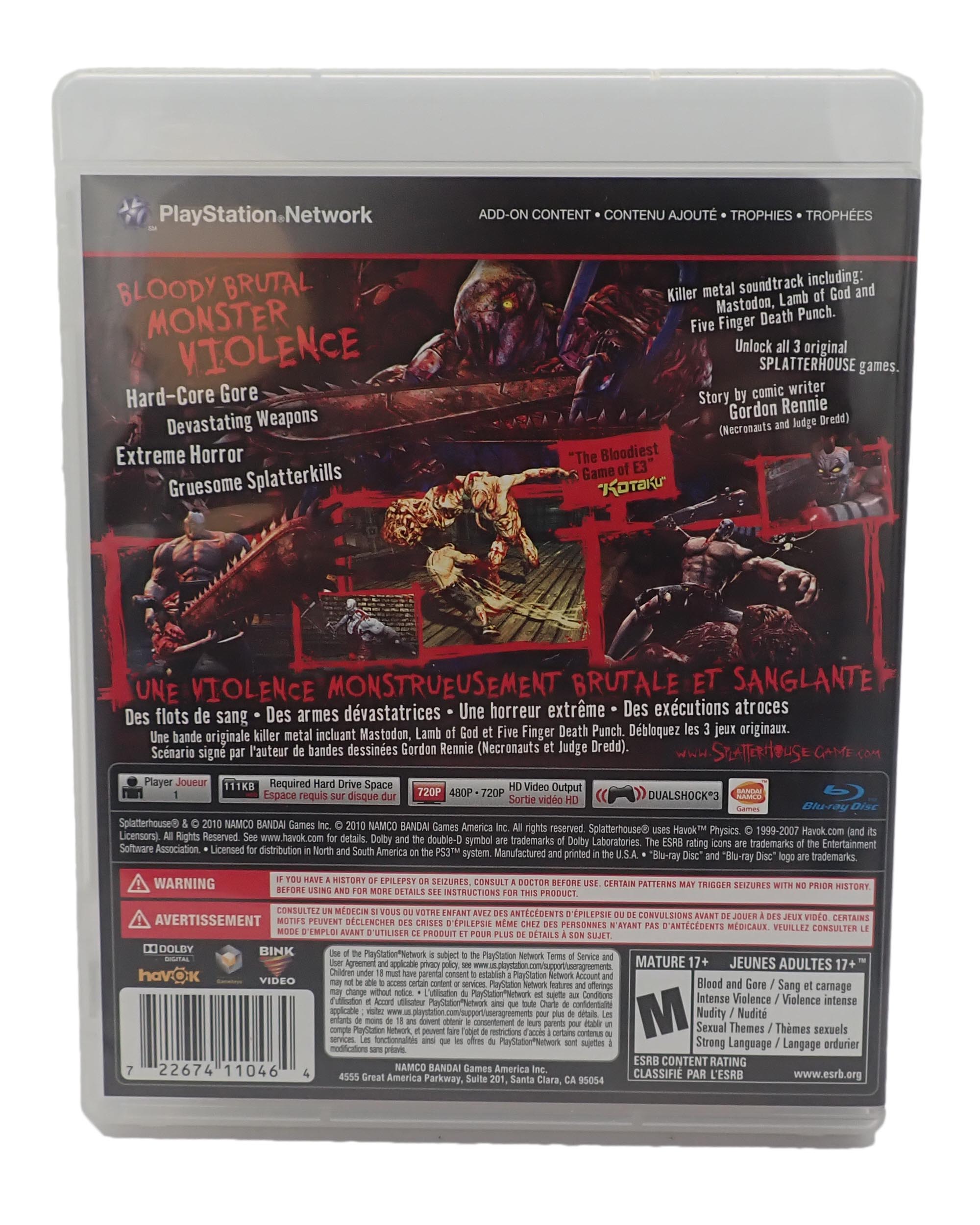 Splatterhouse - PS3