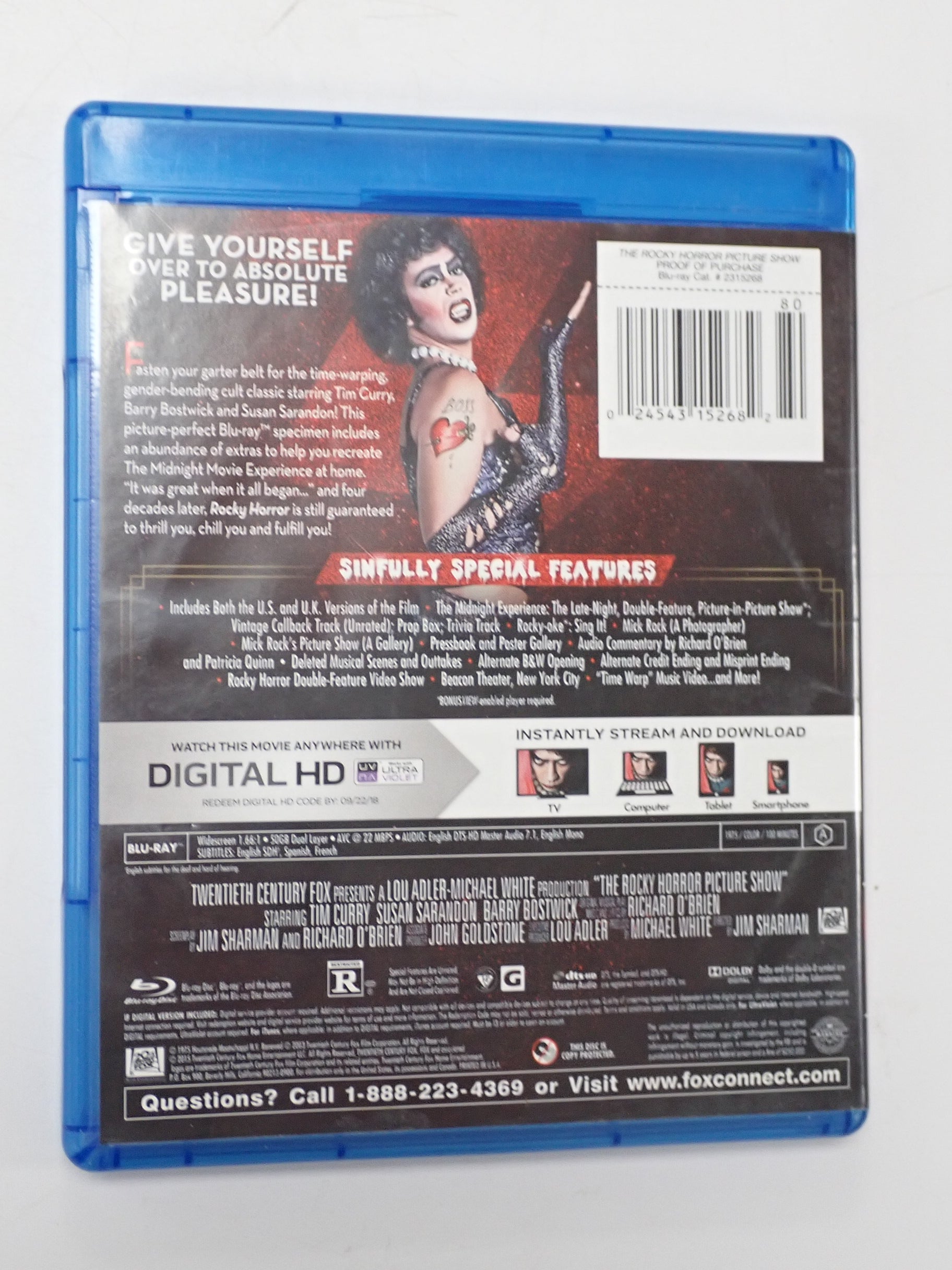 The Rocky Horror Picture Show - Blu-Ray [Pre-Owned]