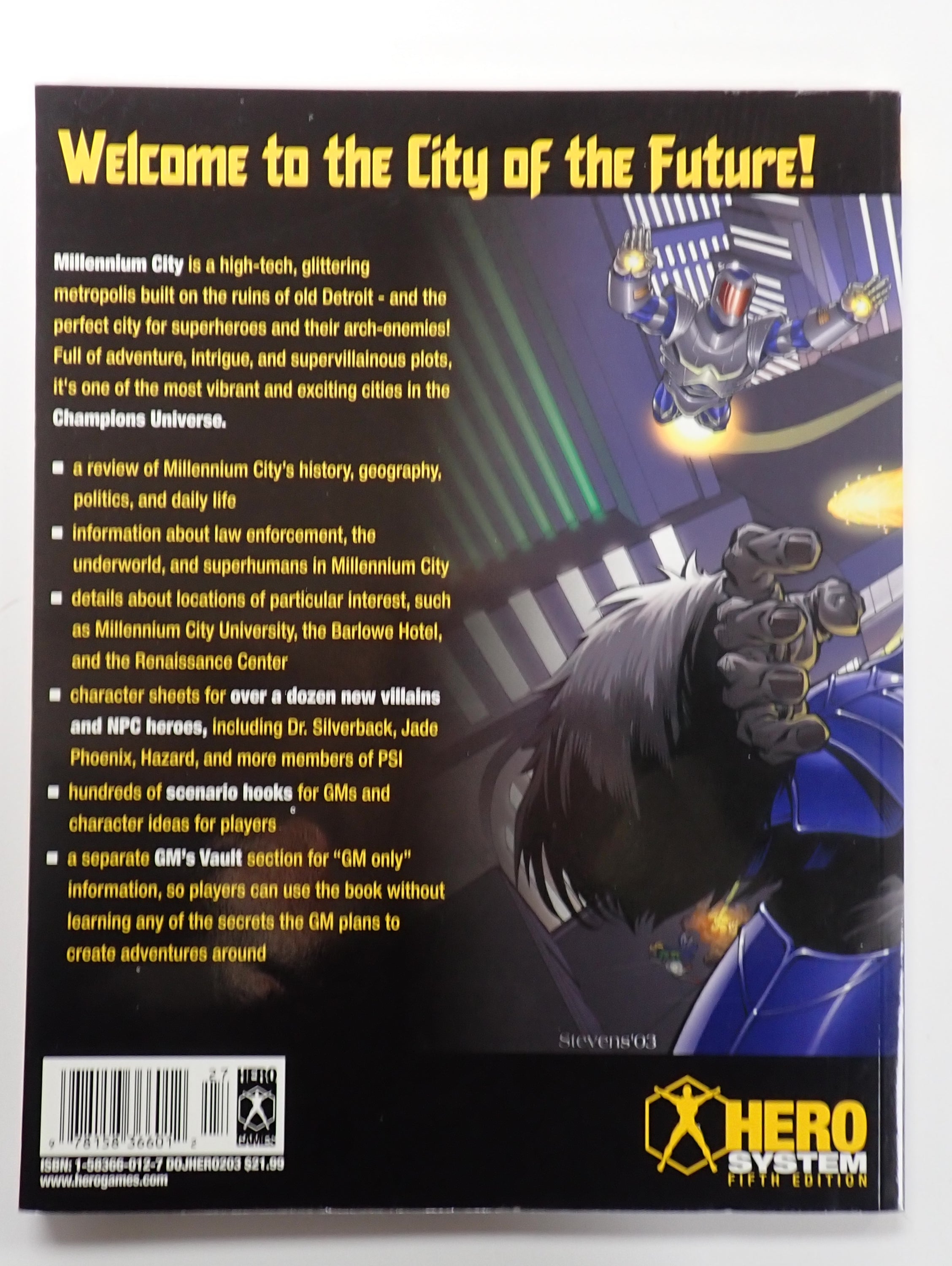 Millennium City: A Sourcebook for Champions (USED)