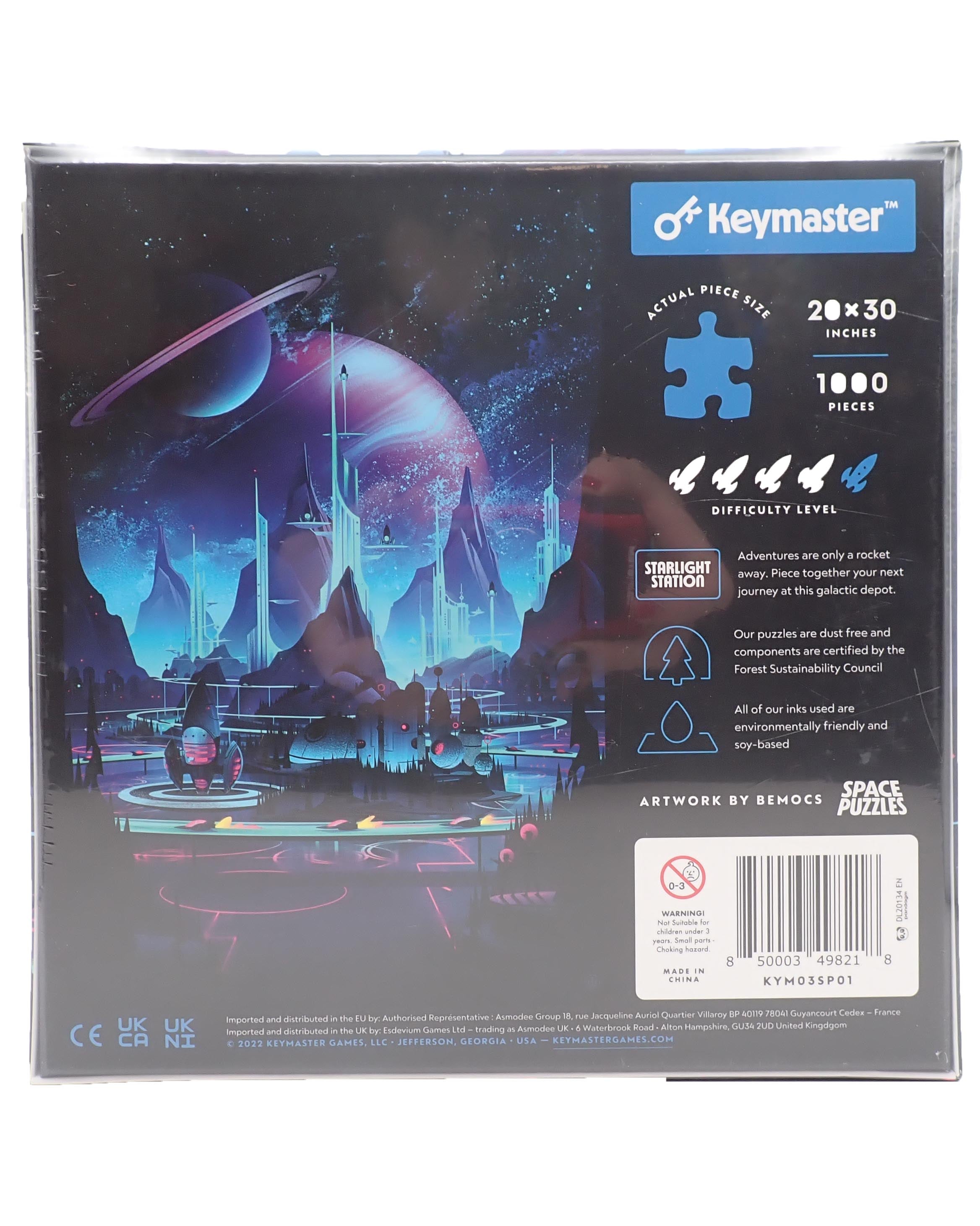 Space Puzzles 1000 Pieces - Keymaster