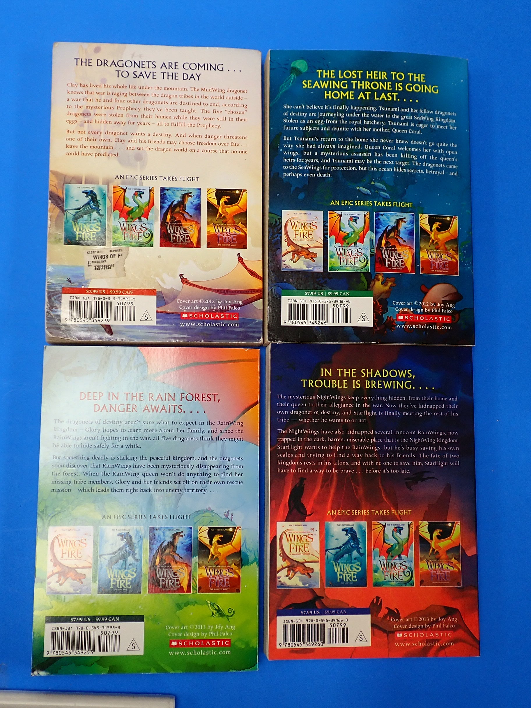 Wings of Fire Book Set (Books 1-4) [Pre-Owned]