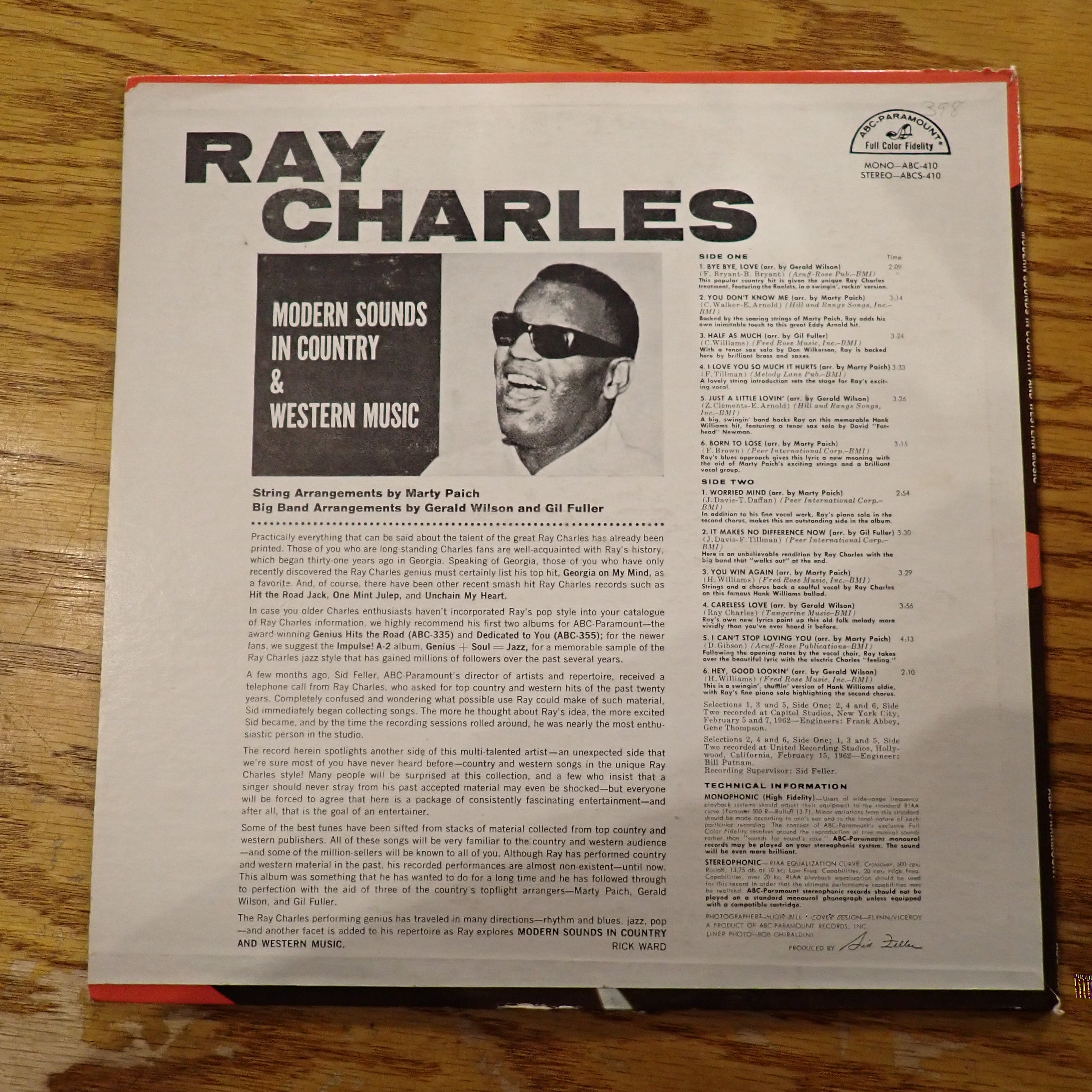 Ray Charles - Modern Sounds In Country And Western Music