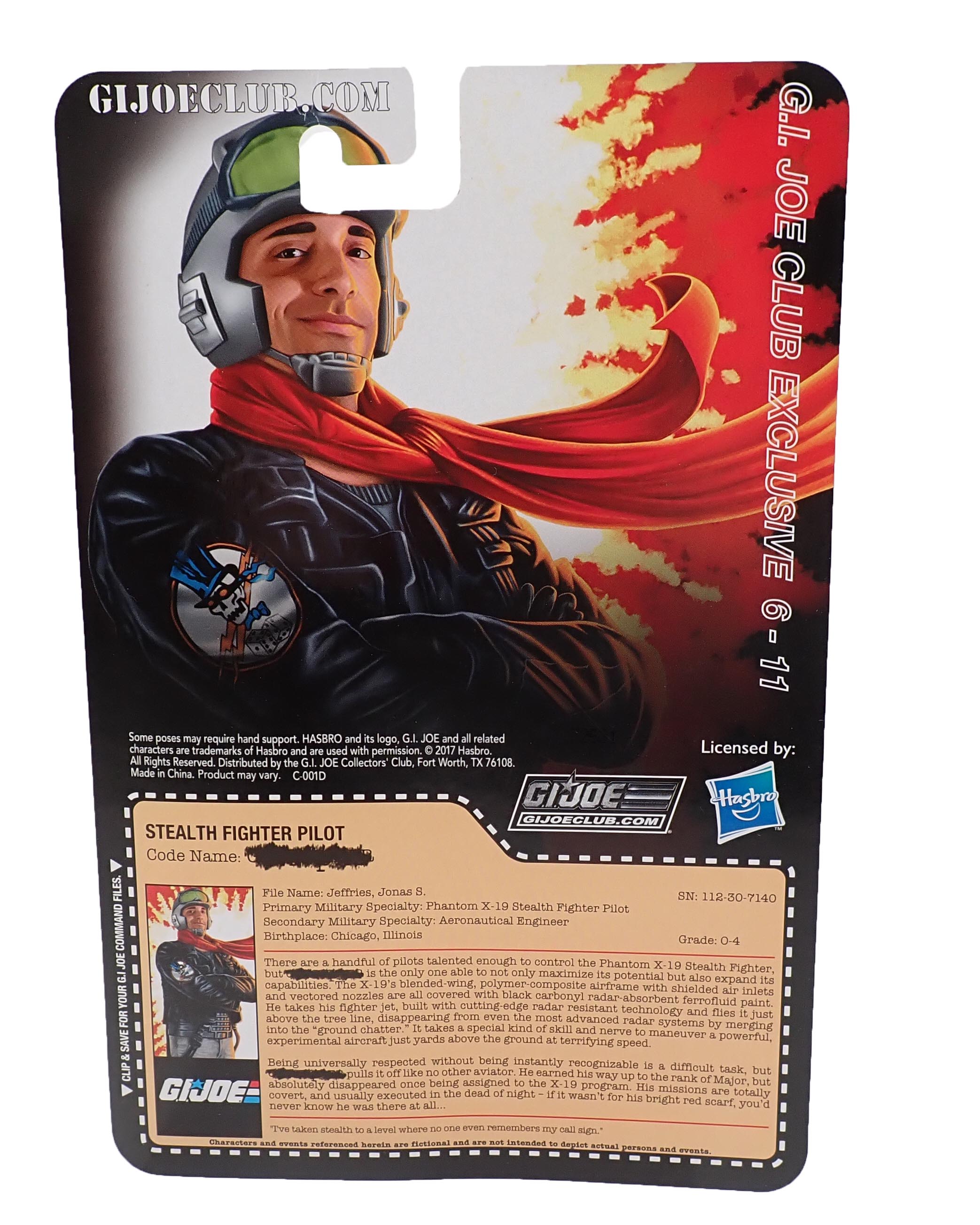G.I. Joe Stealth Fighter Pilot