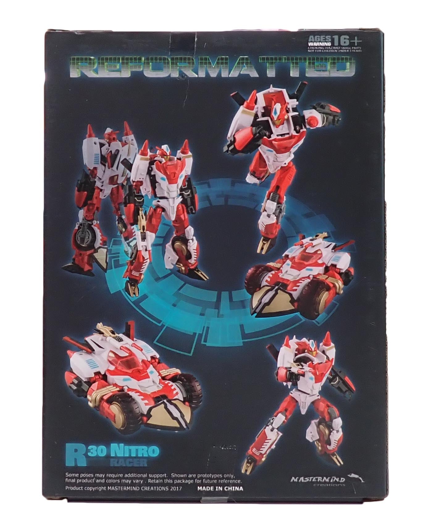 Reformatted R-30 Nitro Racer - Mastermind Creations