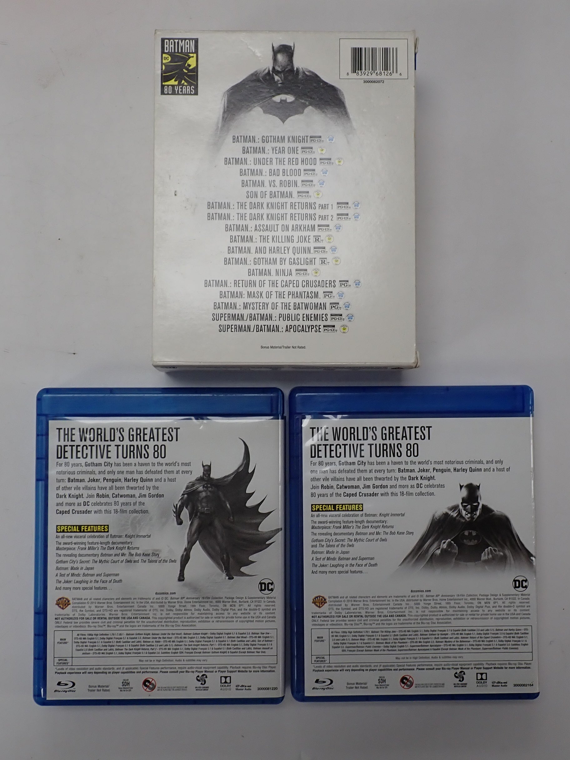Batman 80th Anniversary 18-Film Collection - Blu-Ray [Pre-Owned]