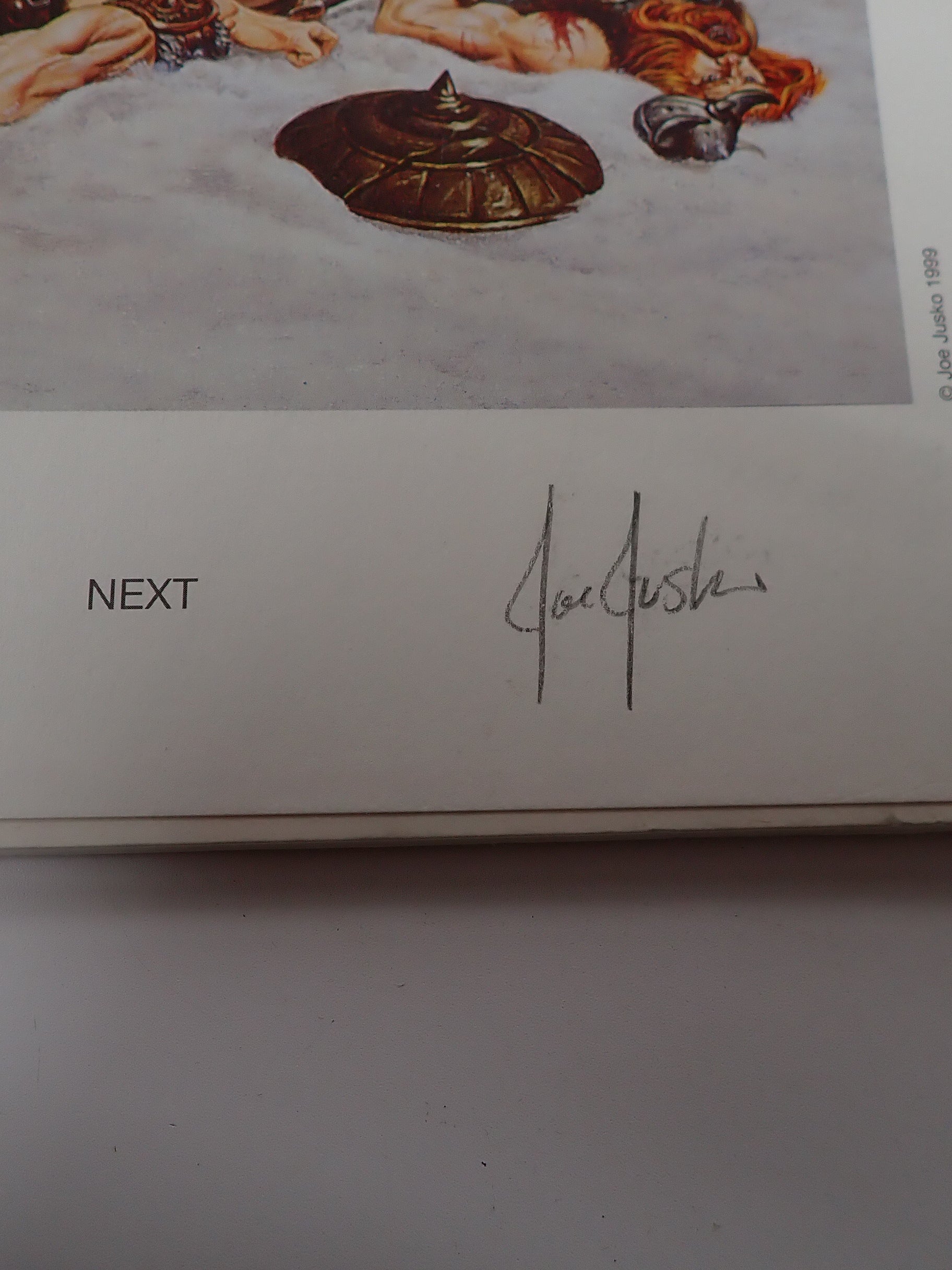 "Next" - Joe Jusko Limited Signed and Numbered Art Print 226 of 275