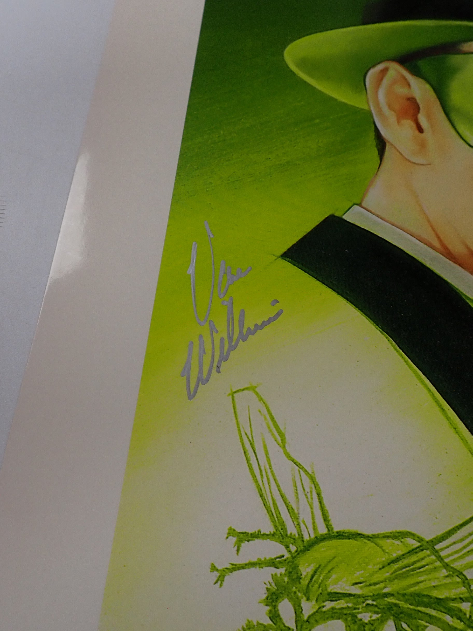 "The Green Hornet Strikes" Art Print Double Signed by Dave Dorman and Van Williams