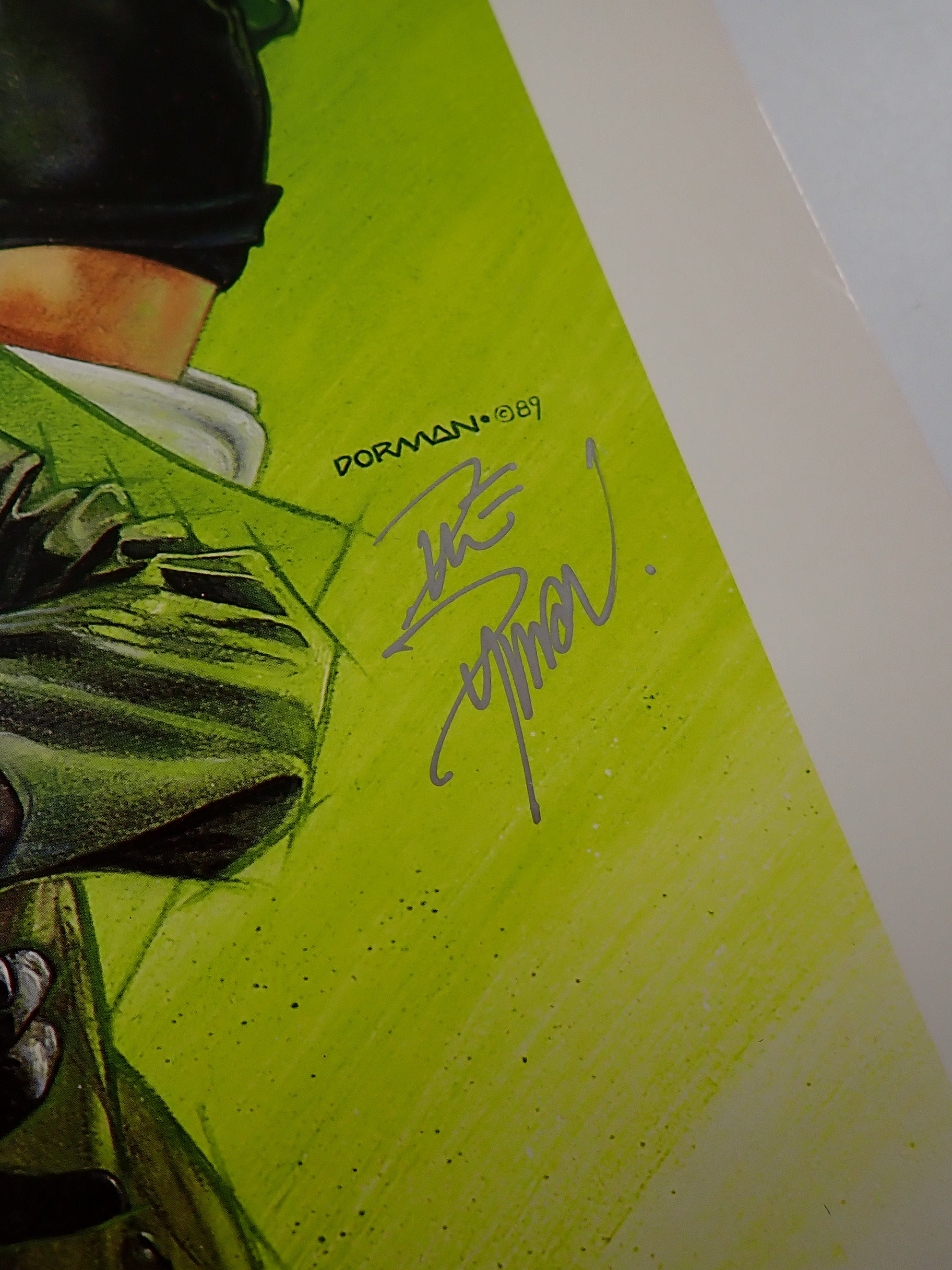 "The Green Hornet Strikes" Art Print Double Signed by Dave Dorman and Van Williams