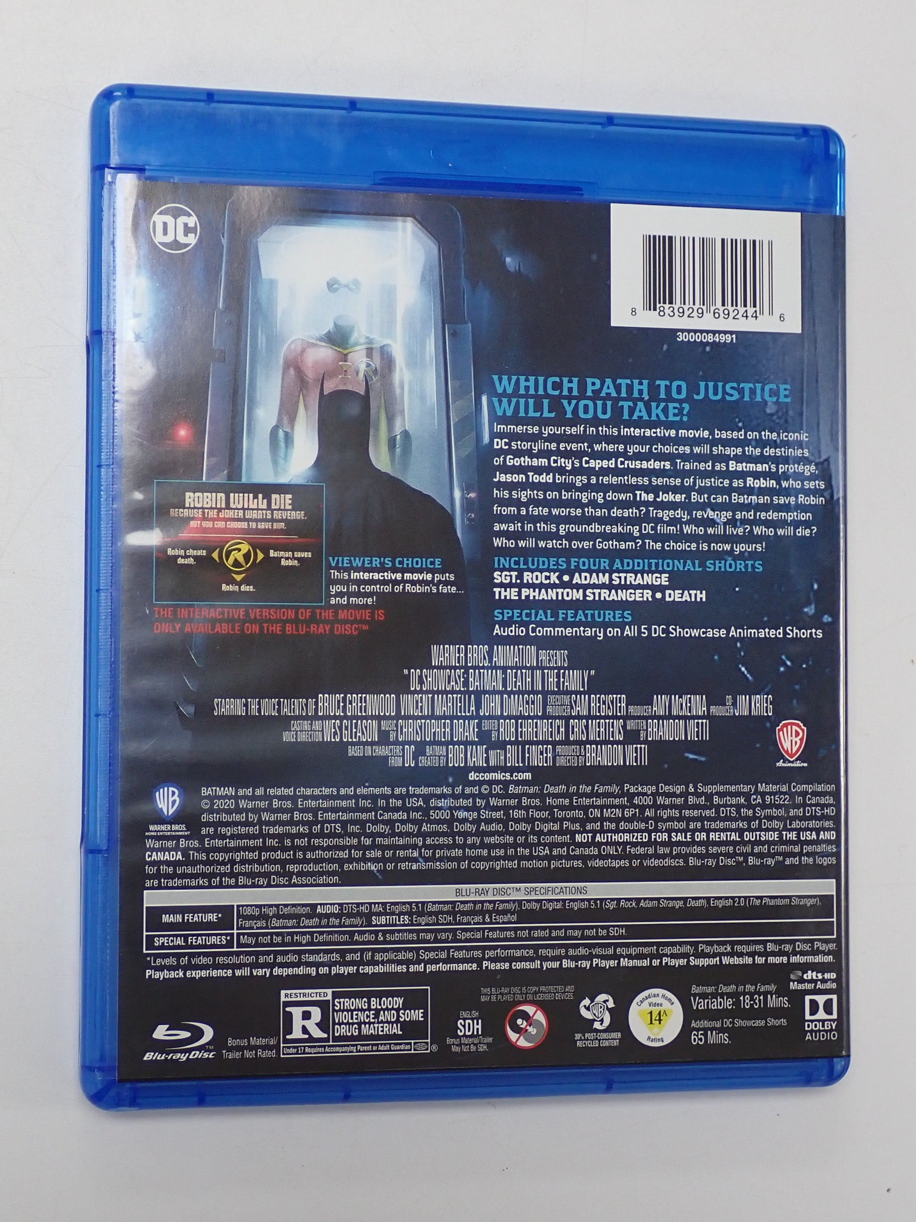 Batman: Death in the Family (Interactive Movie) - Blu-Ray [Pre-Owned]