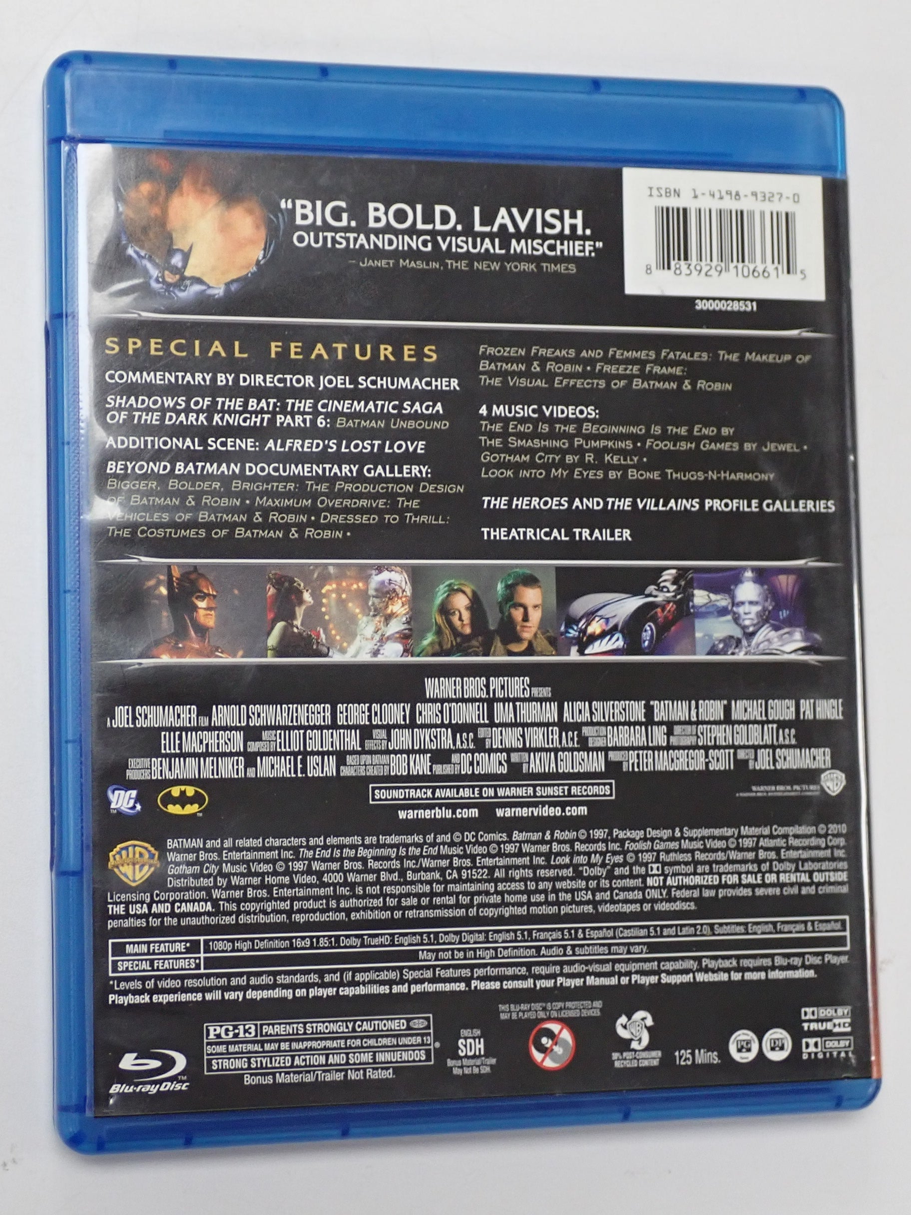 Batman & Robin (1997) - Blu-Ray [Pre-Owned]