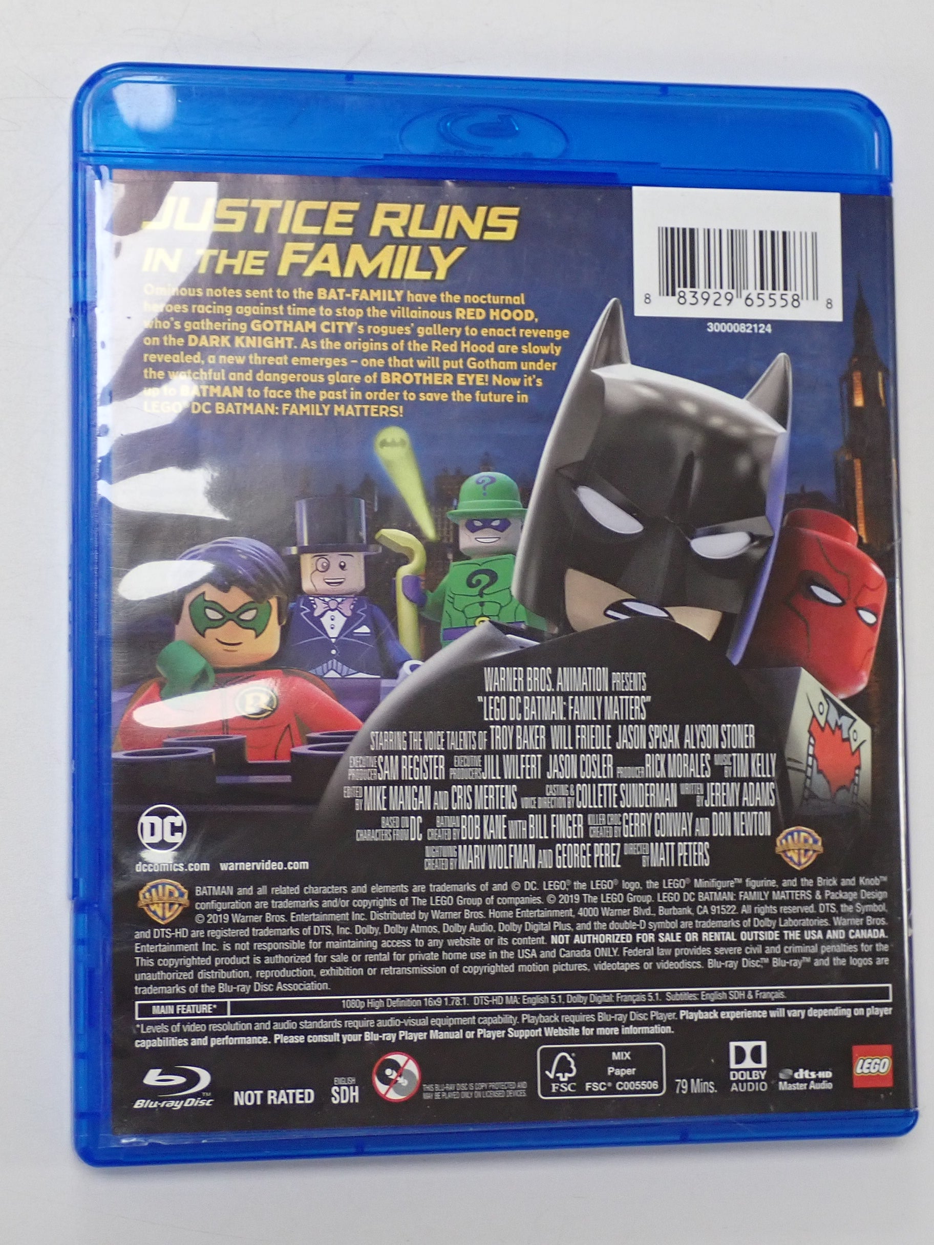 Lego Batman: Family Matters - Blu-Ray [Pre-Owned]